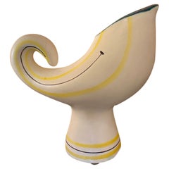 Roger Capron "Bird" Ceramic Vase/Jug, Vallauris, France, 1960s