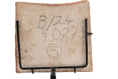 Roger Capron Ceramic Abstract Face Sculpture, France, 1990s