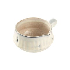 Roger Capron Ceramic Bowl with White Glaze