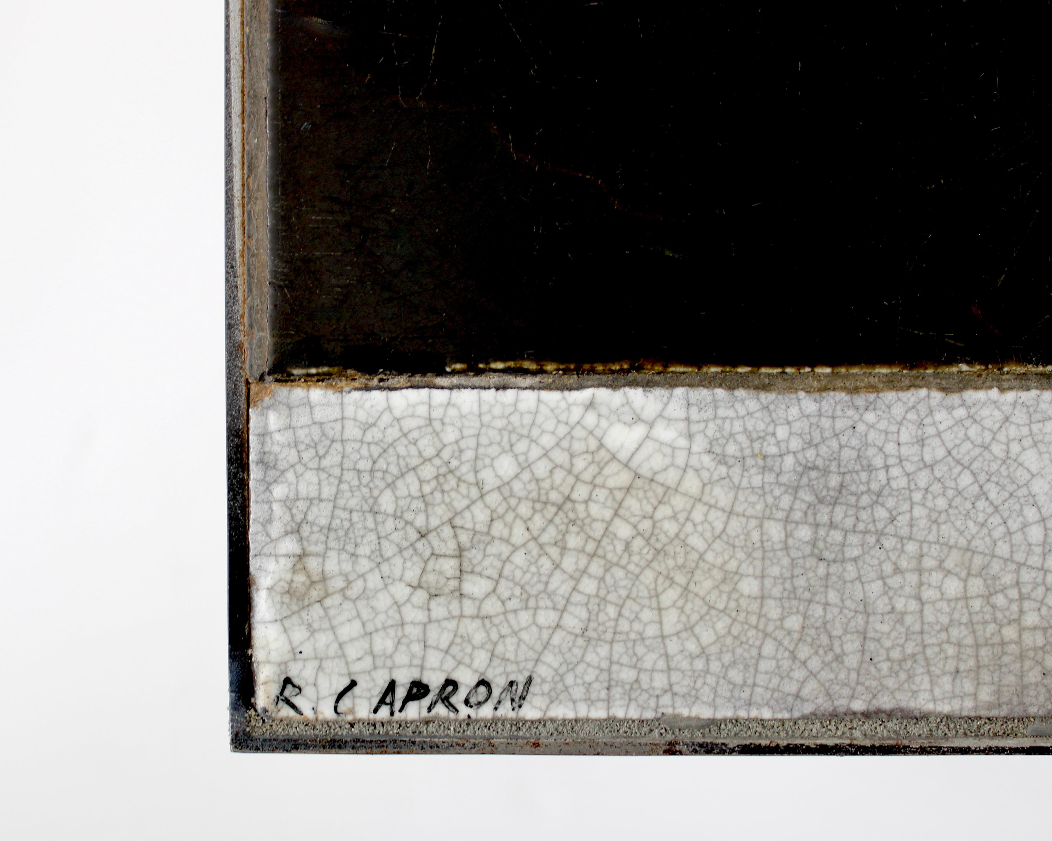 Roger Capron Ceramic Coffee Table Soleil Sun Motif Vallauris, c 1965 5