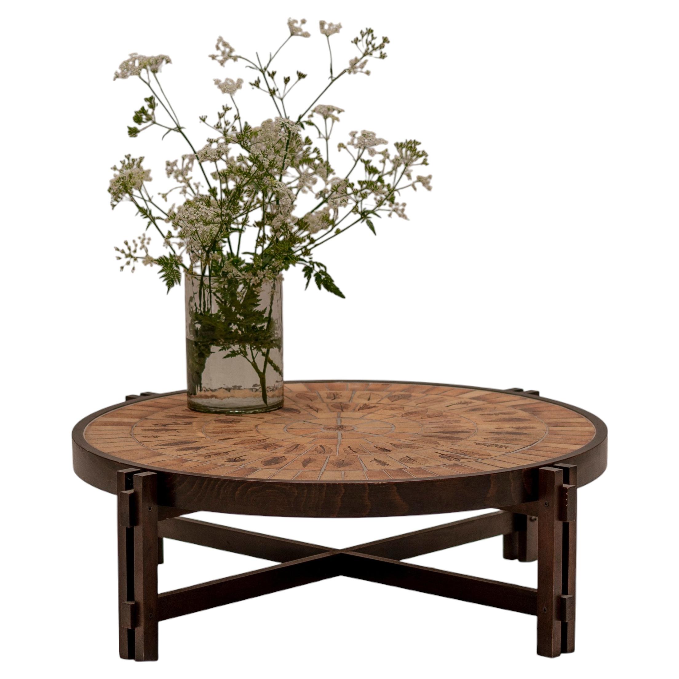Roger Capron Ceramic Coffee Table — France, 1960s
