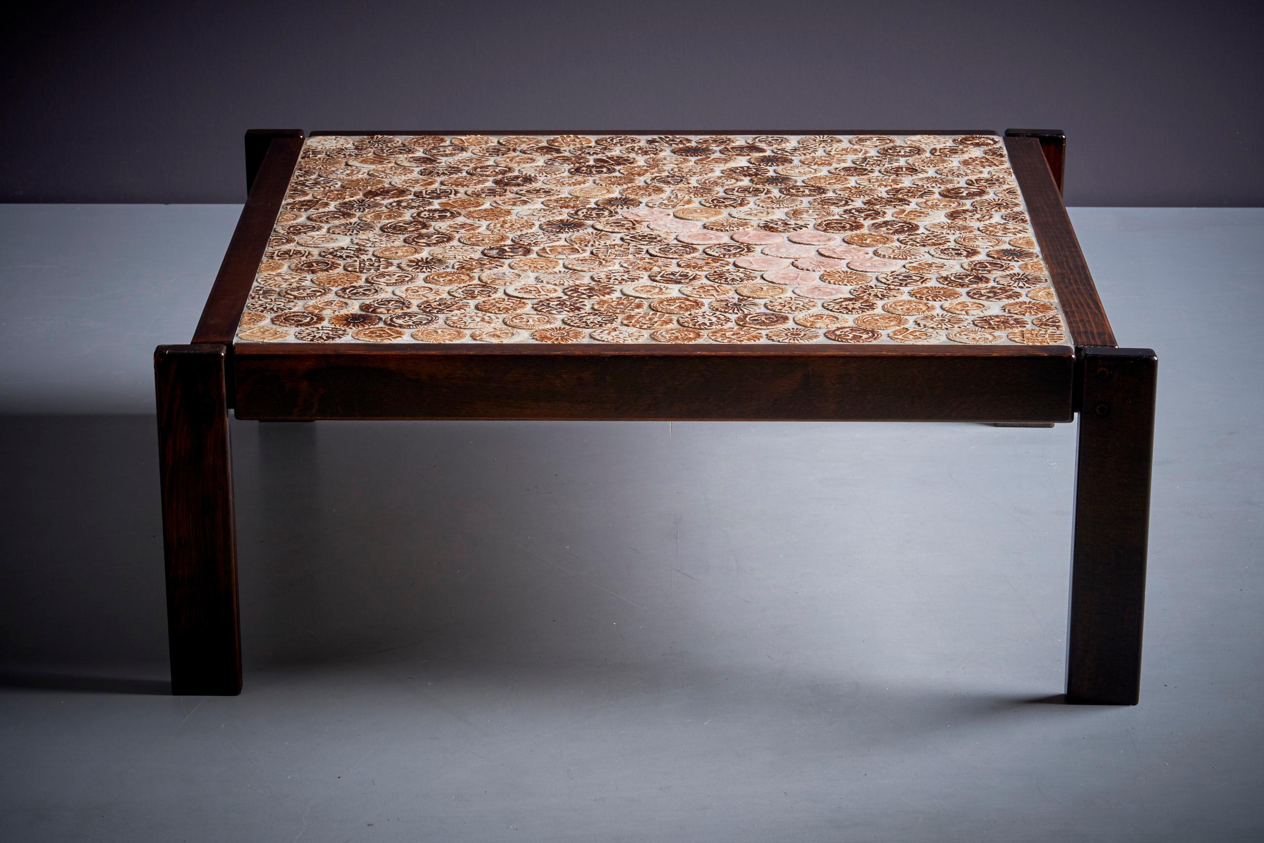 Roger Capron Coffee Table, France - 1970s. Price on request.