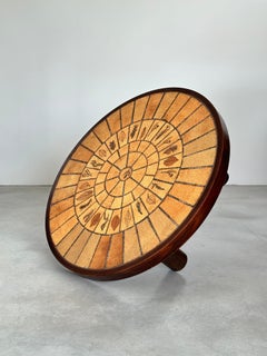 Roger CAPRON Ceramic Coffee Table, Vallauris France 1960s