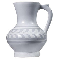 Roger Capron ceramic French pitcher pichet vallauris vase 60's - G653