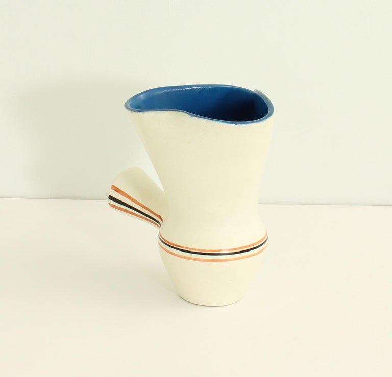 Roger Capron Ceramic Pitcher for Vallauris, France, 1950's For Sale 3