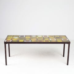 Roger Capron Ceramic Planete Coffee Table, France, circa 1960
