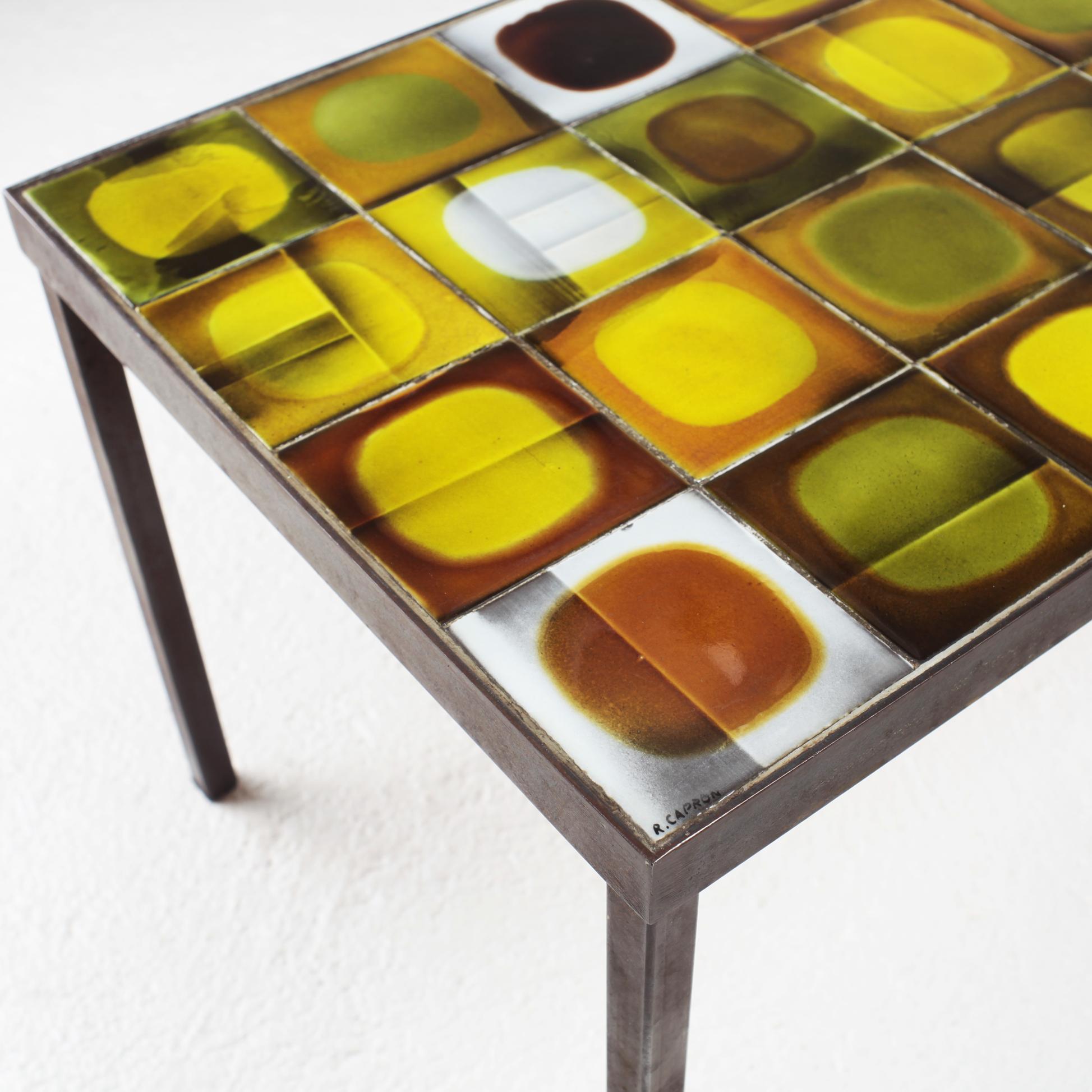 Roger Capron Ceramic Planete Coffee Table, France, circa 1960 1