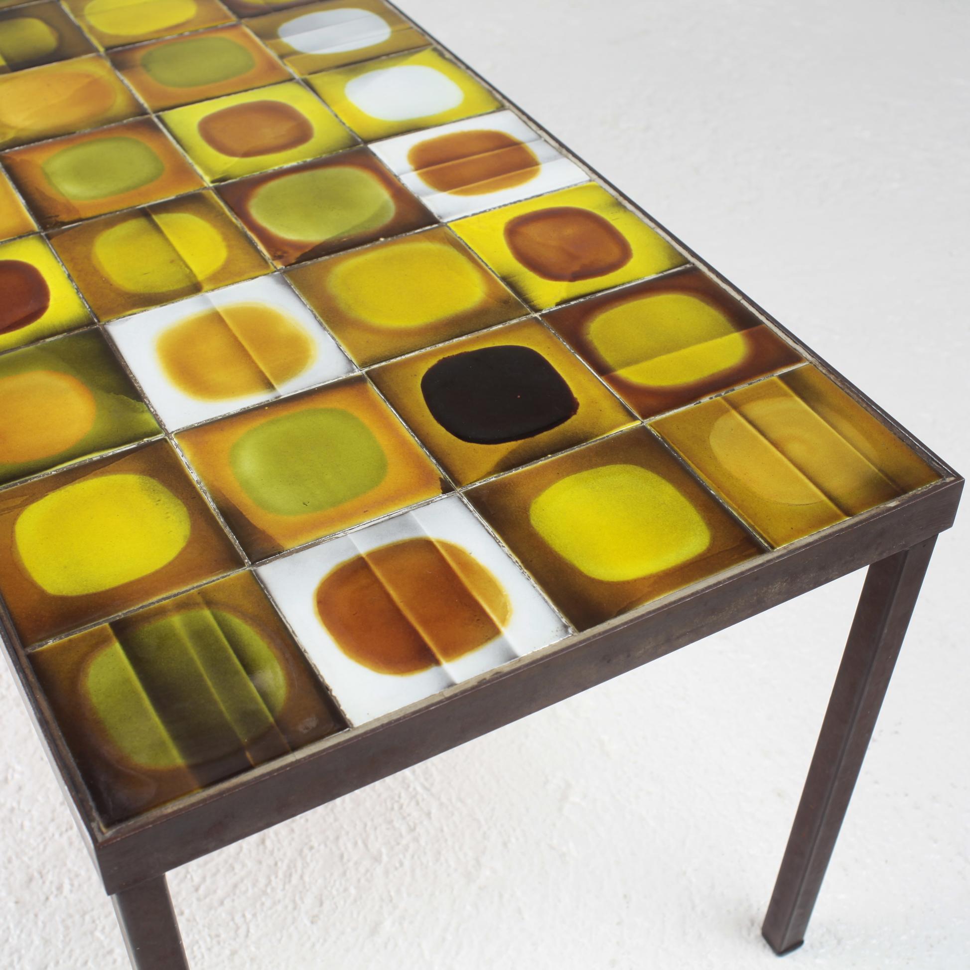 Roger Capron Ceramic Planete Coffee Table, France, circa 1960 2