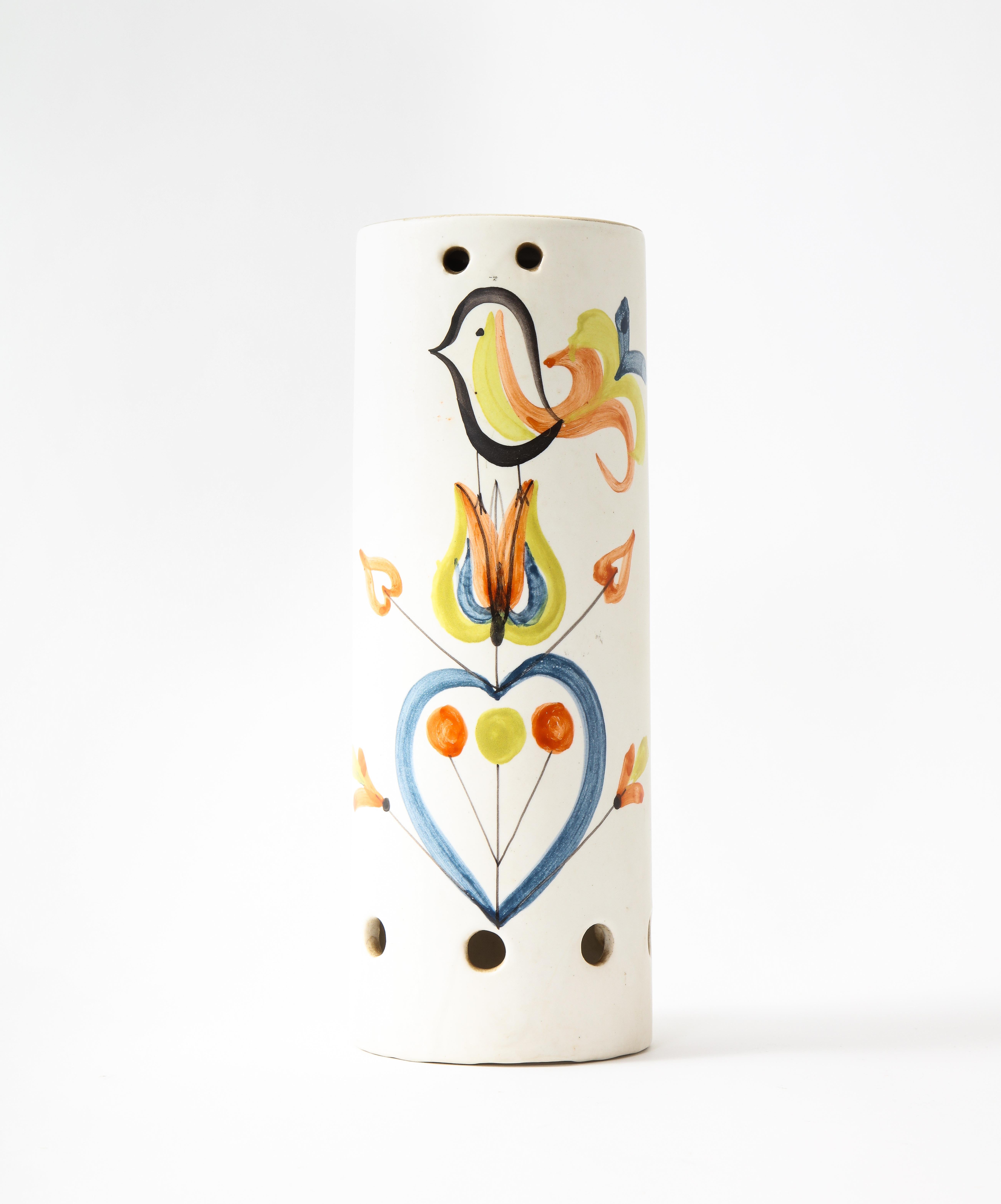 Roger Capron Ceramic Lamp, Vallauris, France, 1960’s In Good Condition For Sale In New York, NY