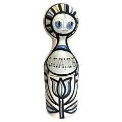 Roger Capron Ceramic Sculpture Bottle "Lavande", 1950s
