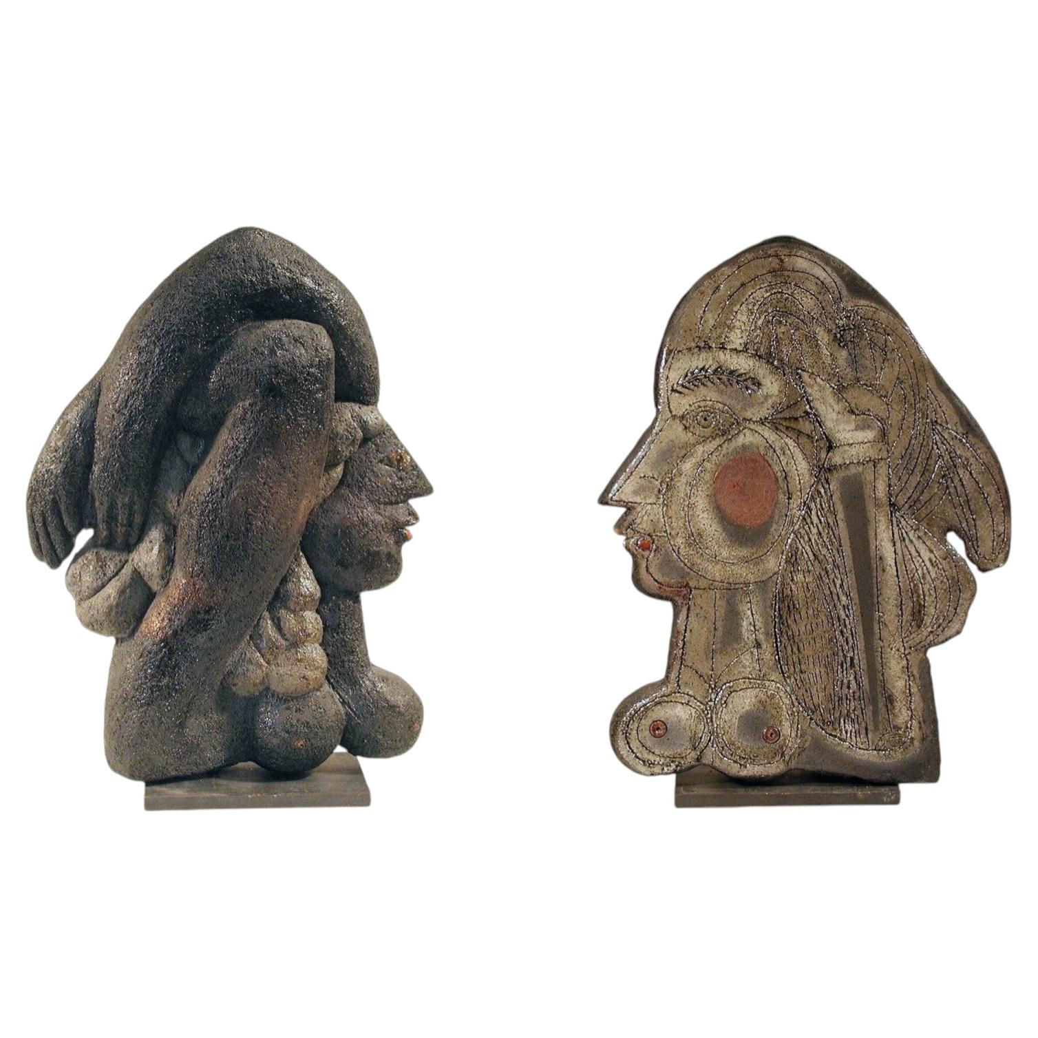 Roger Capron - Ceramic Sculpture Cleopatra