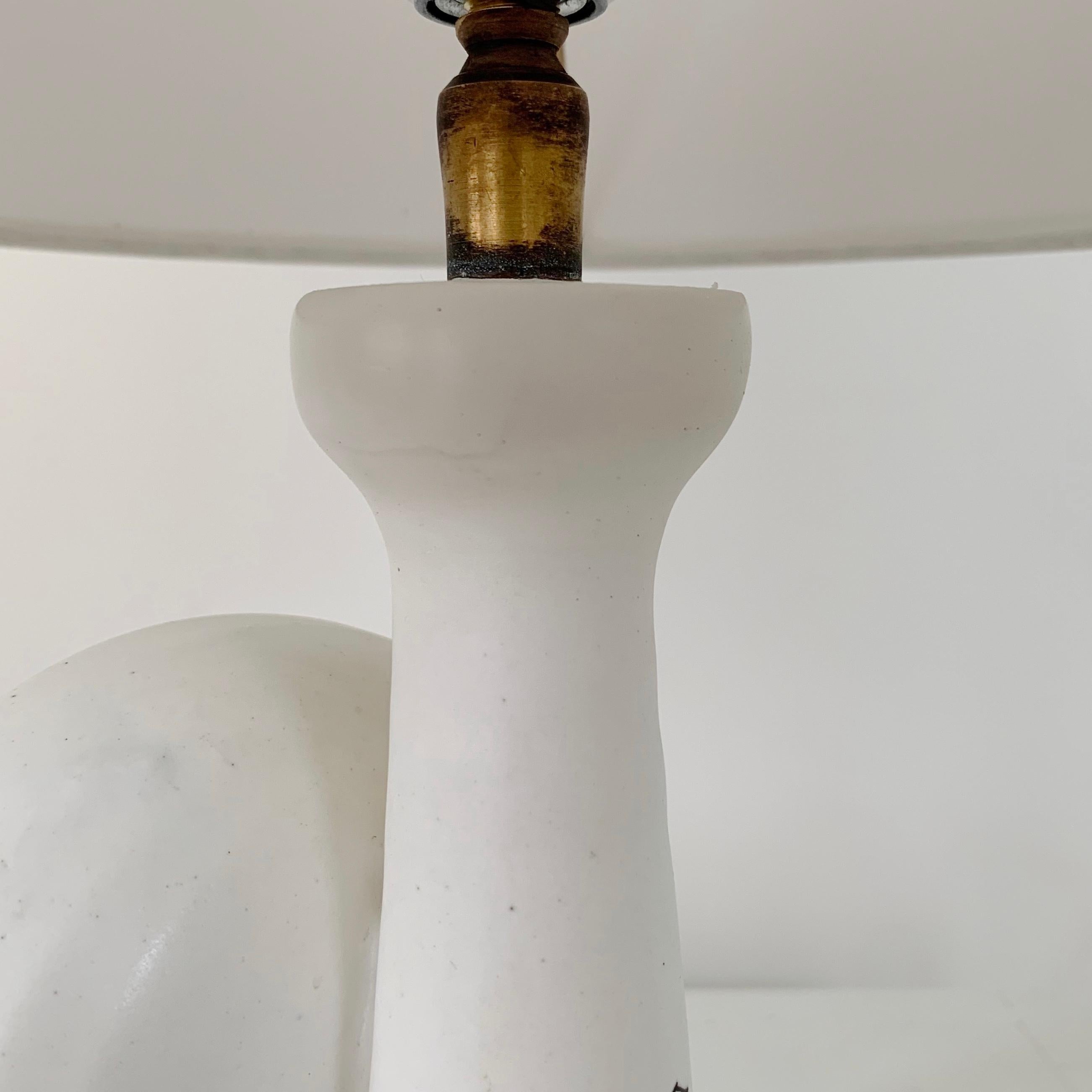 Roger Capron Ceramic Table Lamp, circa 1955, France. 9