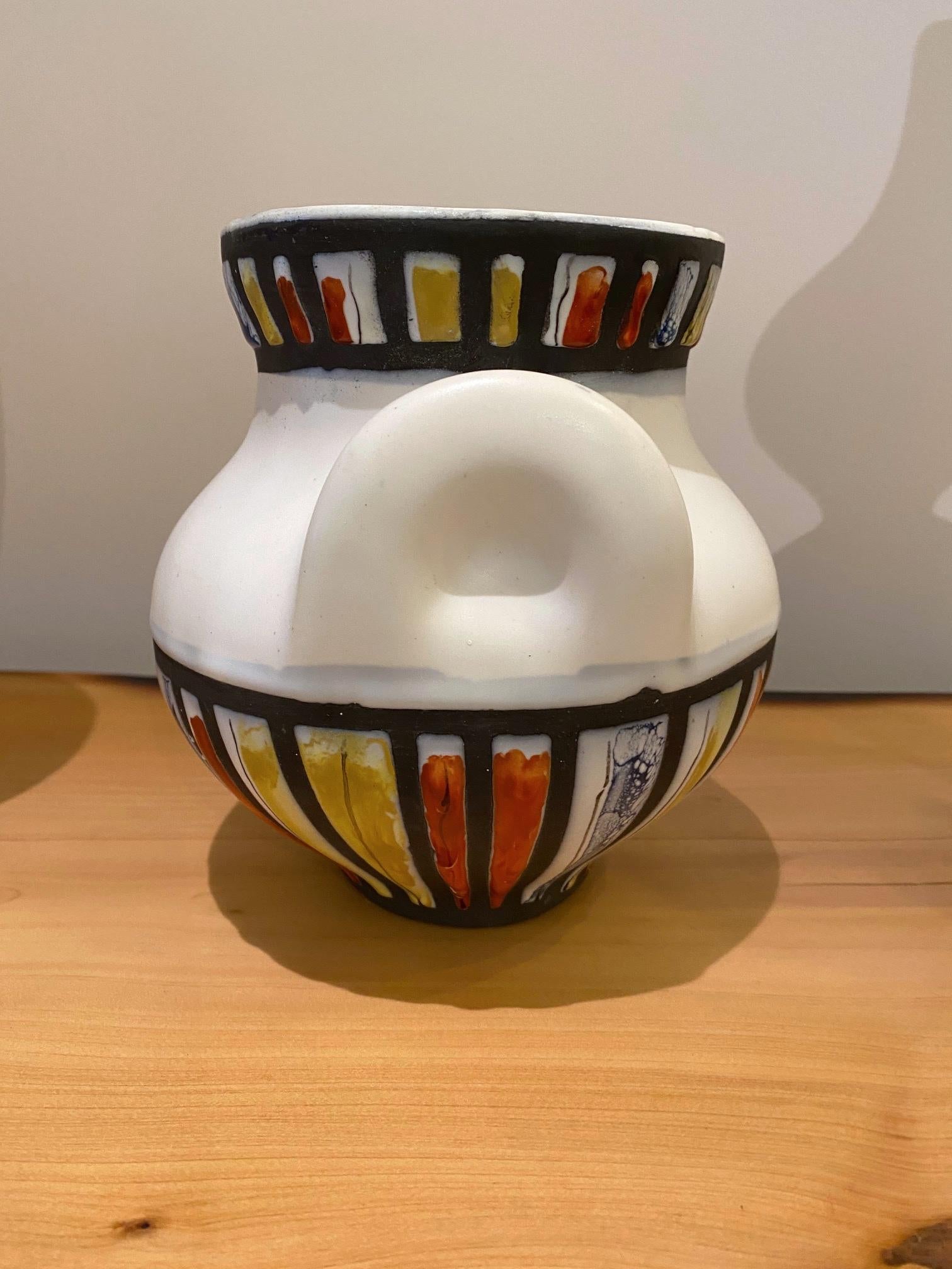 Roger Capron Ceramic Vase, 1956 In Good Condition In Paris, FR