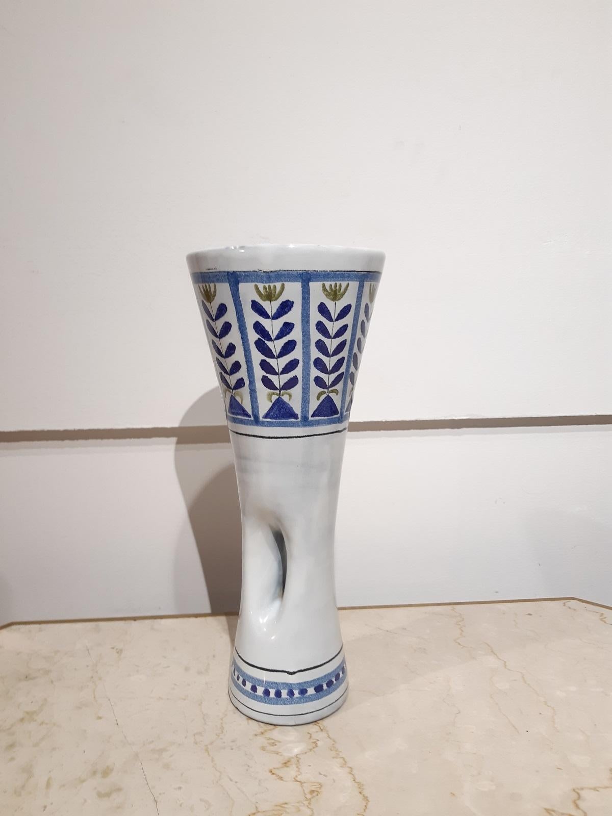 Roger Capron Ceramic Vase Vallauris, France 1950 1