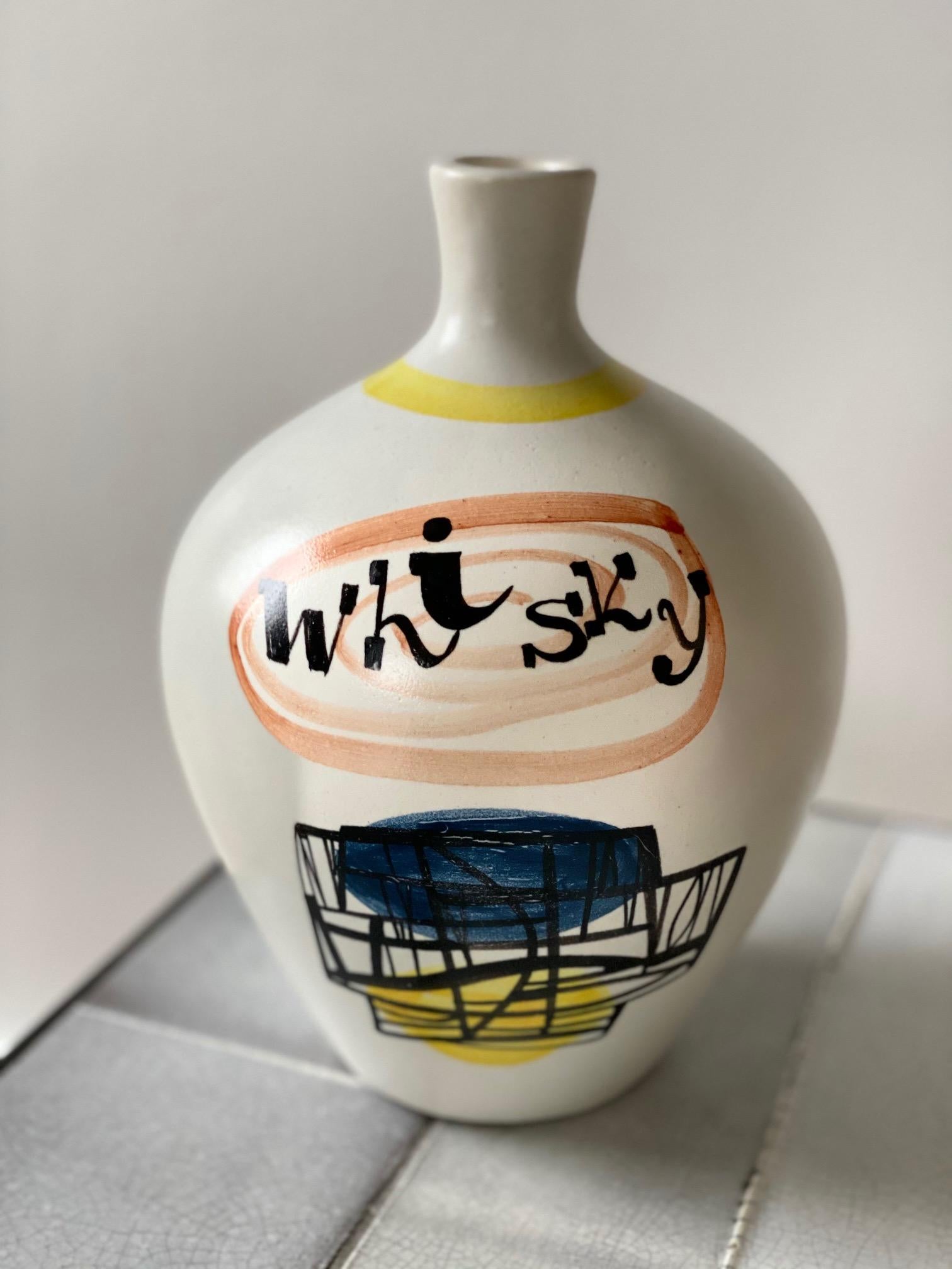 ceramic whisky bottles