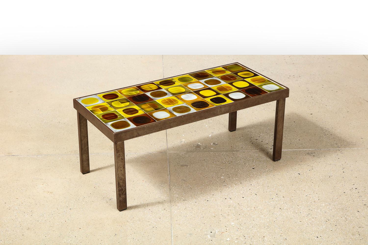 Mid-Century Modern Roger Capron Cocktail Table