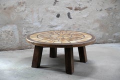 Table basse Roger Capron, France circa 1970