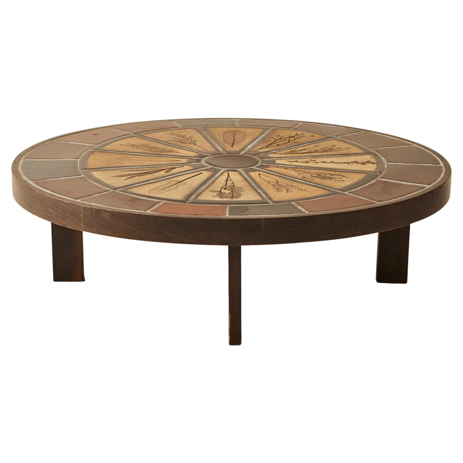 Table basse Roger Capron, céramique, France, années 1960 en vente