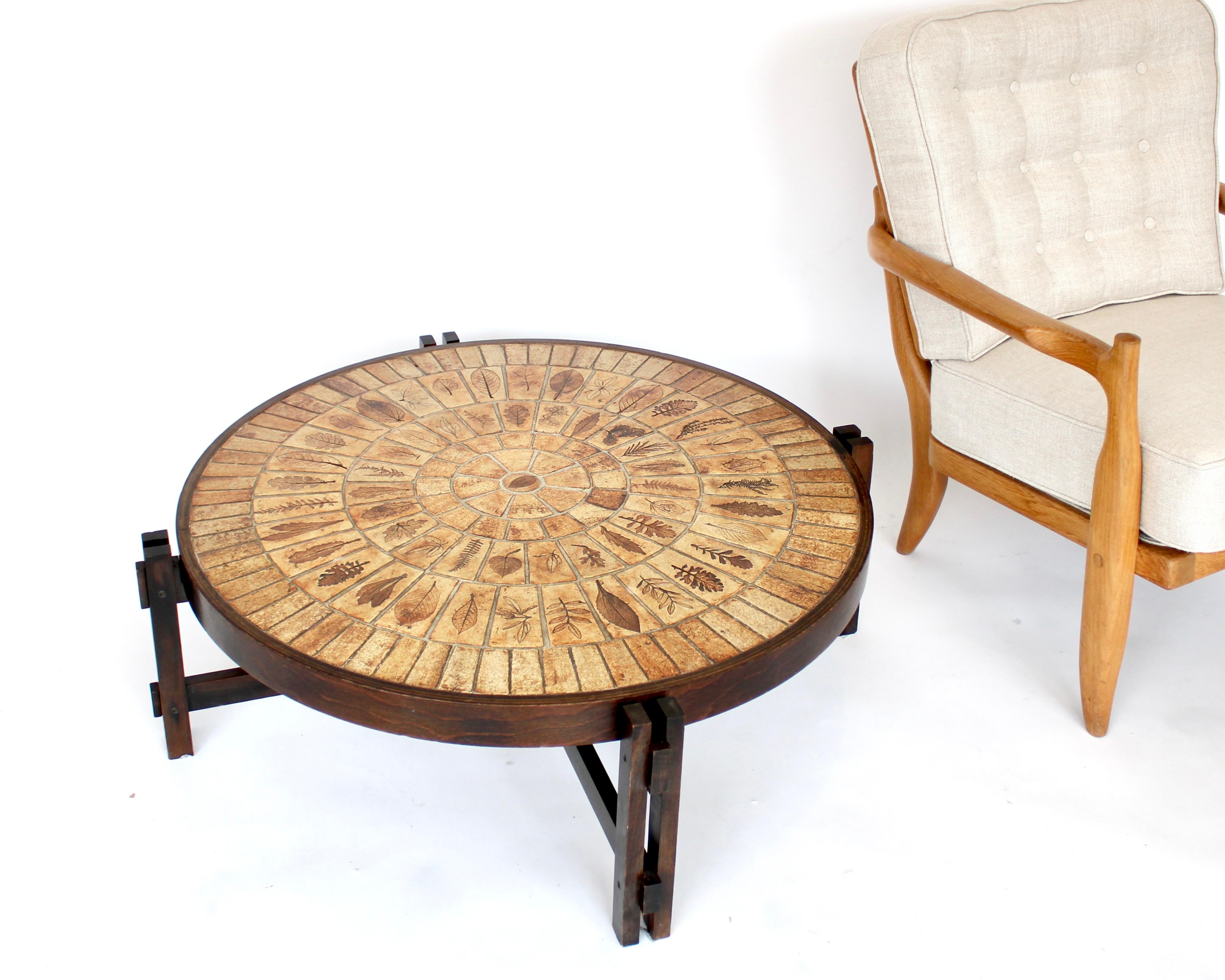 Roger Capron Table basse en céramique Les Herbiers Garrigue c1960 en vente 7