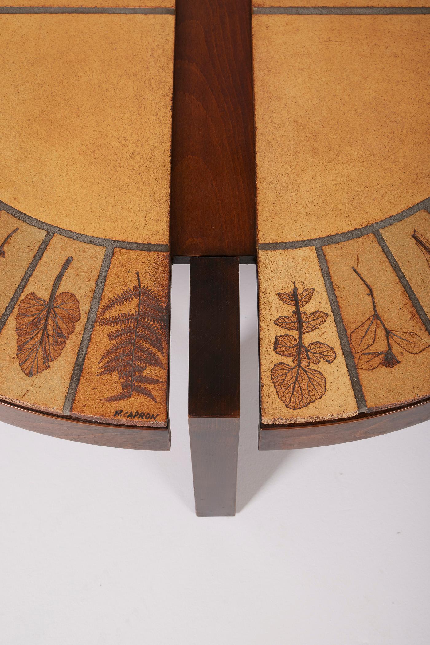 Bois Table basse Roger Capron