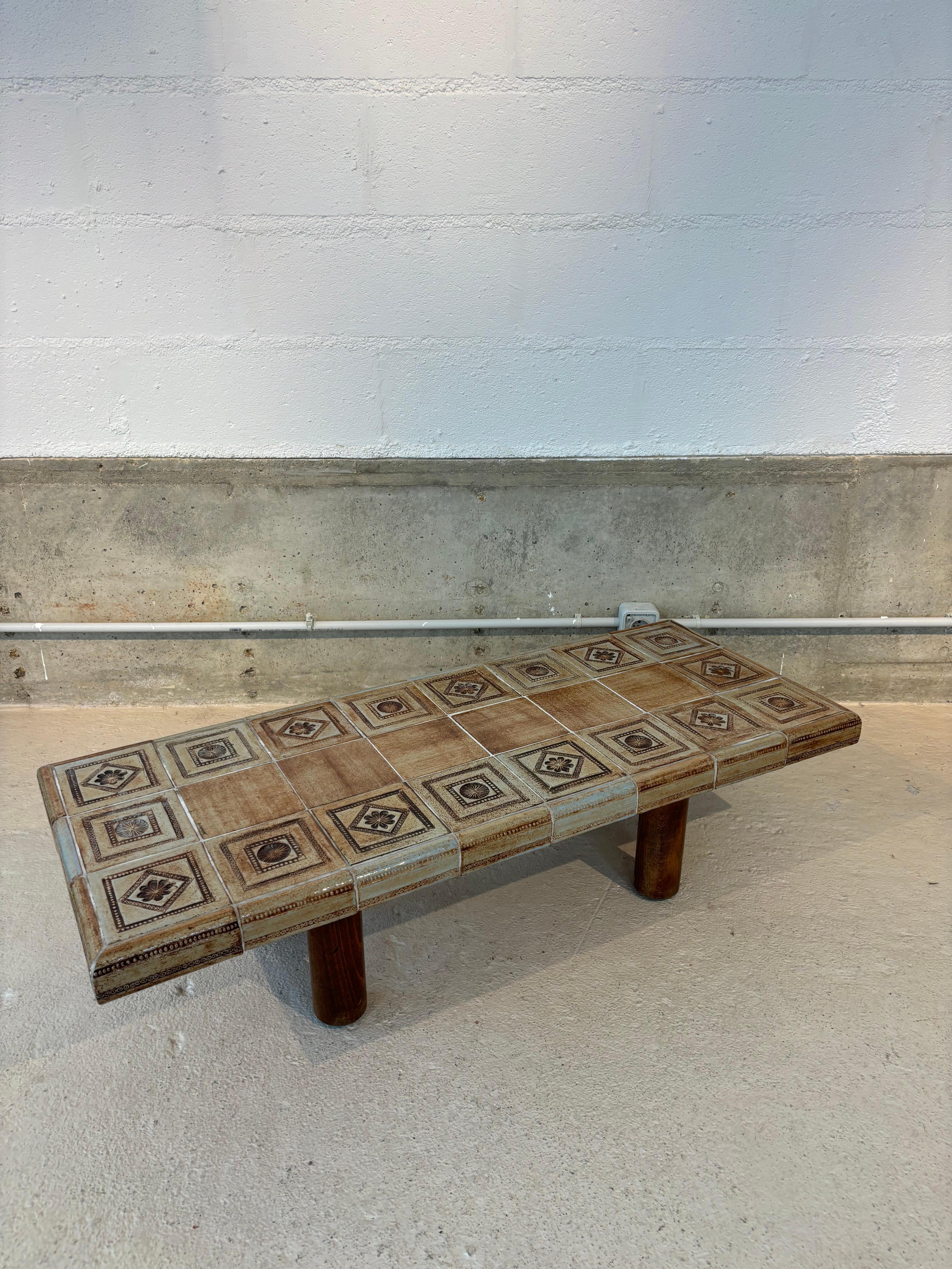 Mid-Century moderno Tavolino Roger Capron in vendita