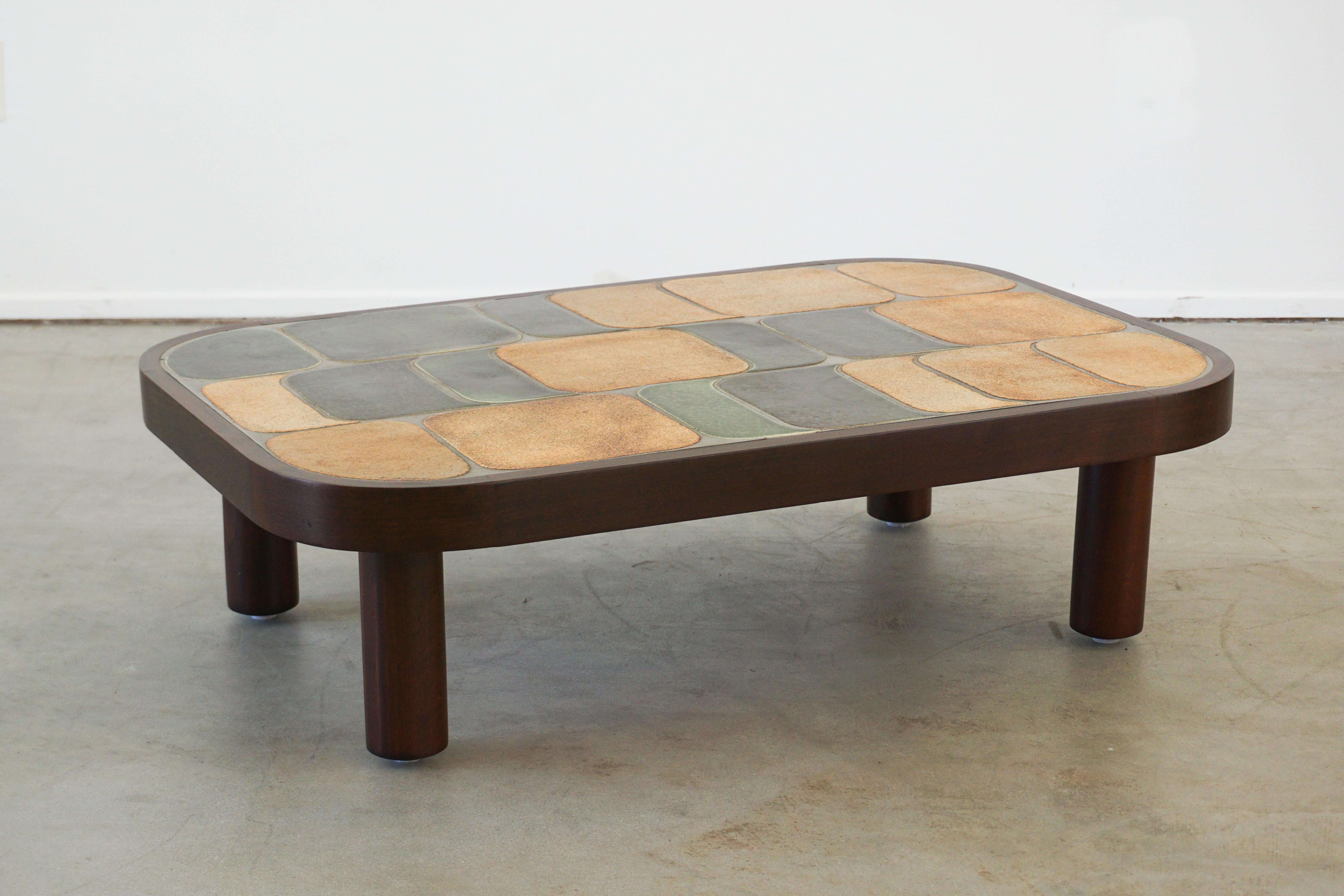 French Roger Capron Coffee Table