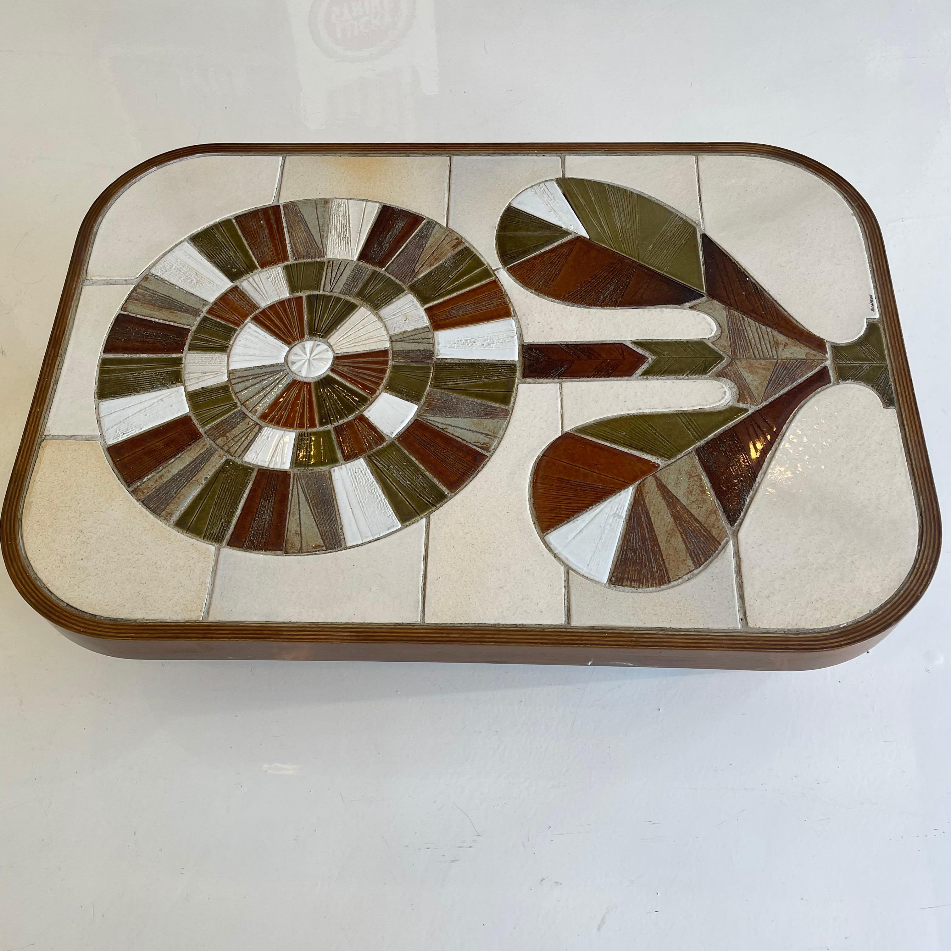 Roger Capron Coffee Table In Good Condition In Los Angeles, CA