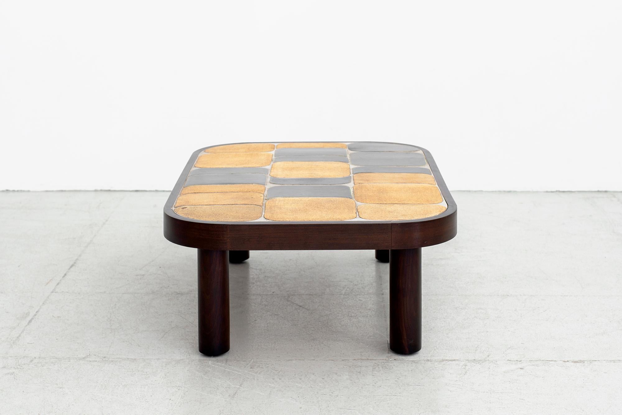 Mid-20th Century Roger Capron Coffee Table