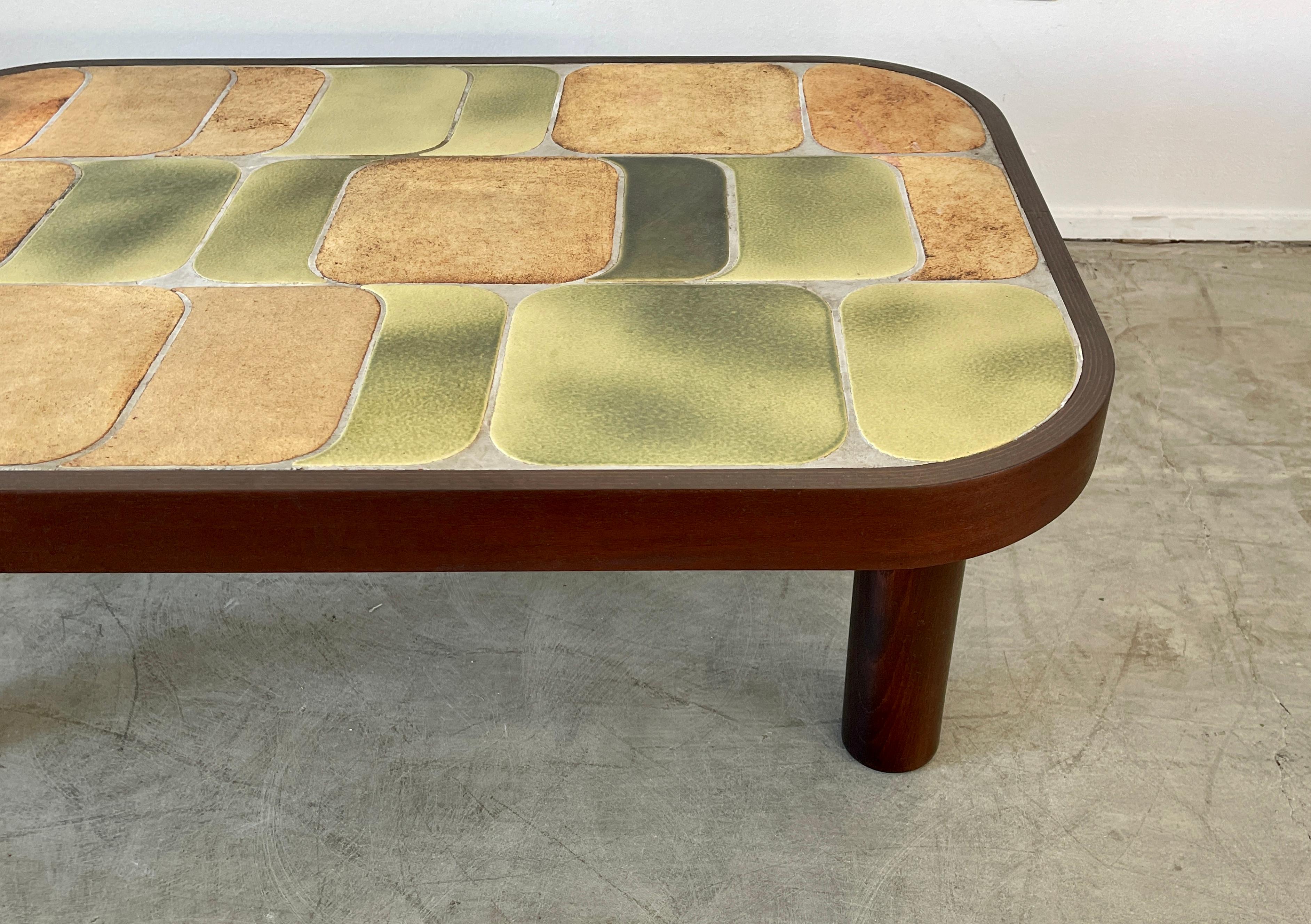 Roger Capron Coffee Table In Good Condition In Beverly Hills, CA