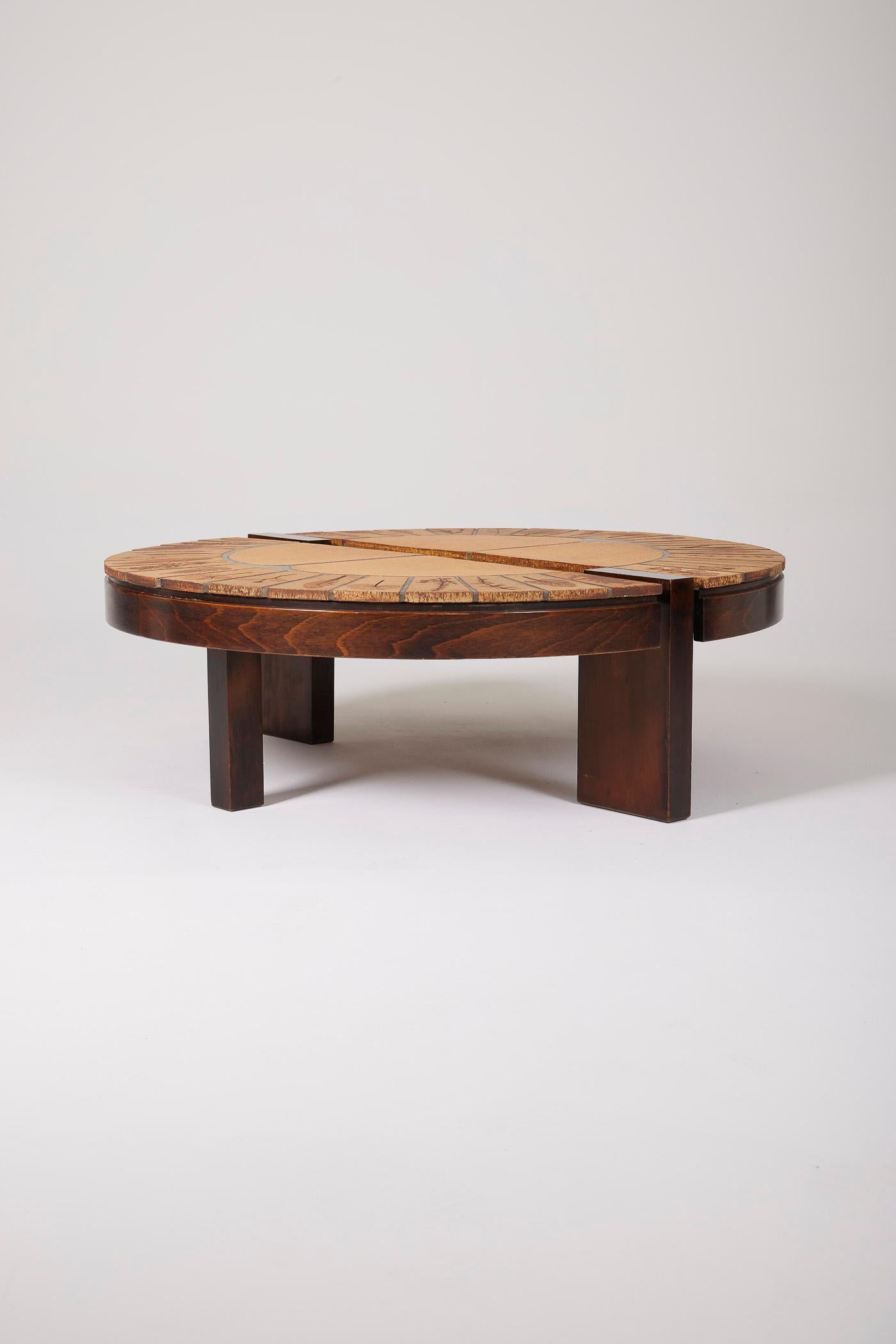 Mid-20th Century Roger Capron coffee table