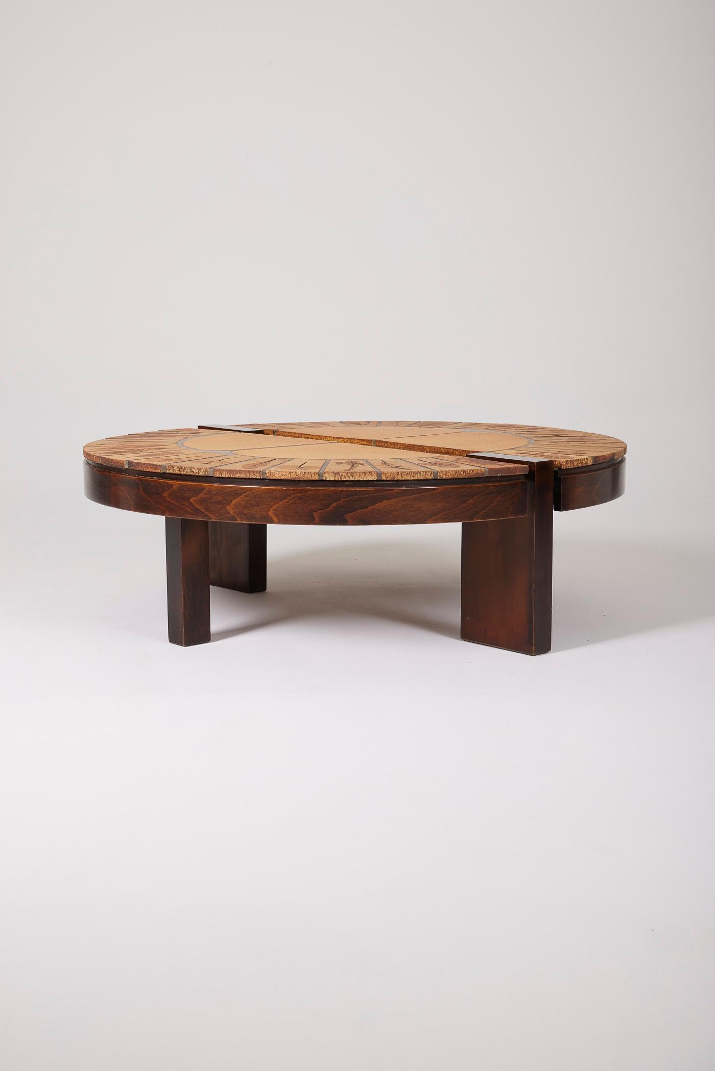 Brutalisme Table basse Roger Capron
