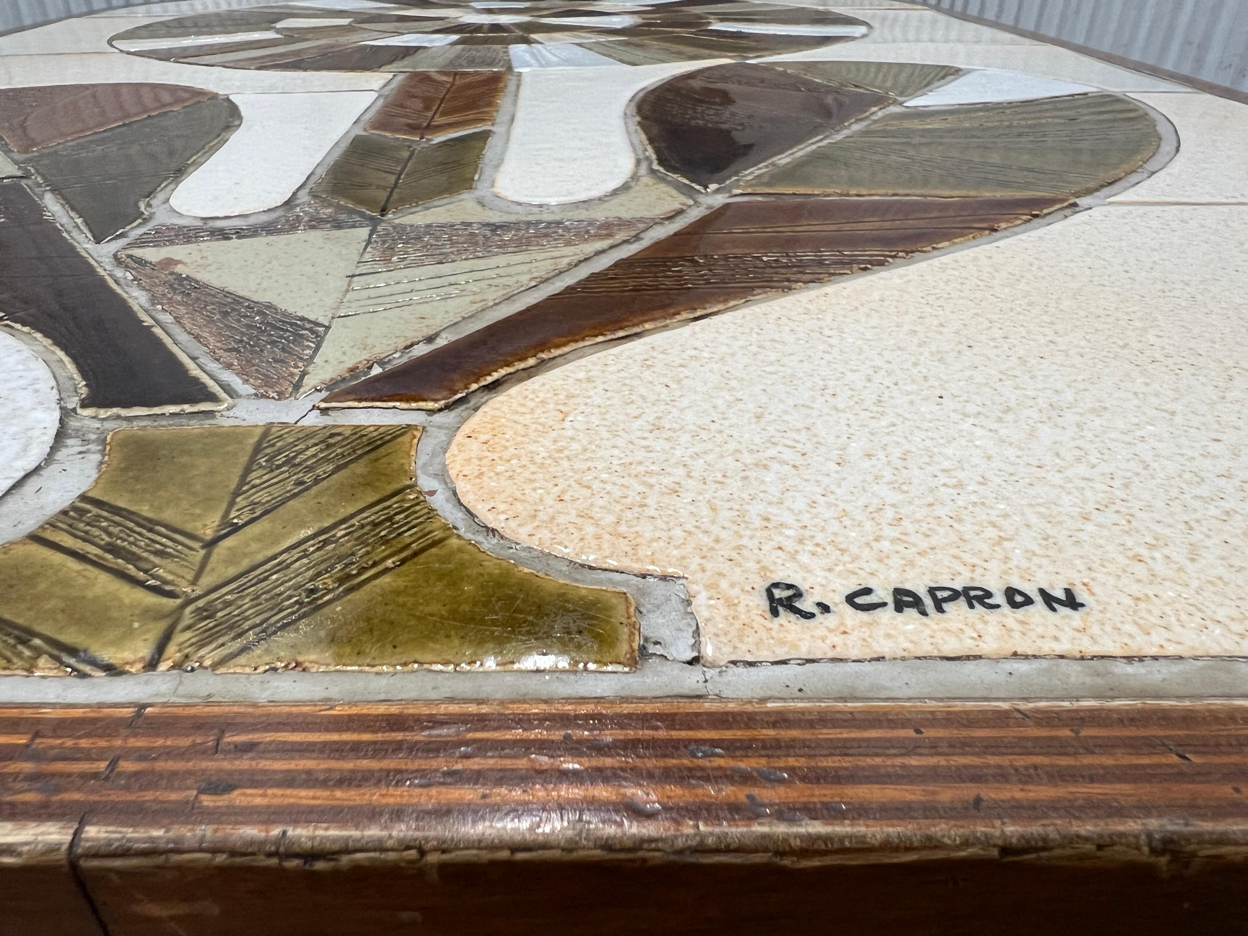 Milieu du XXe siècle Table basse Roger Capron