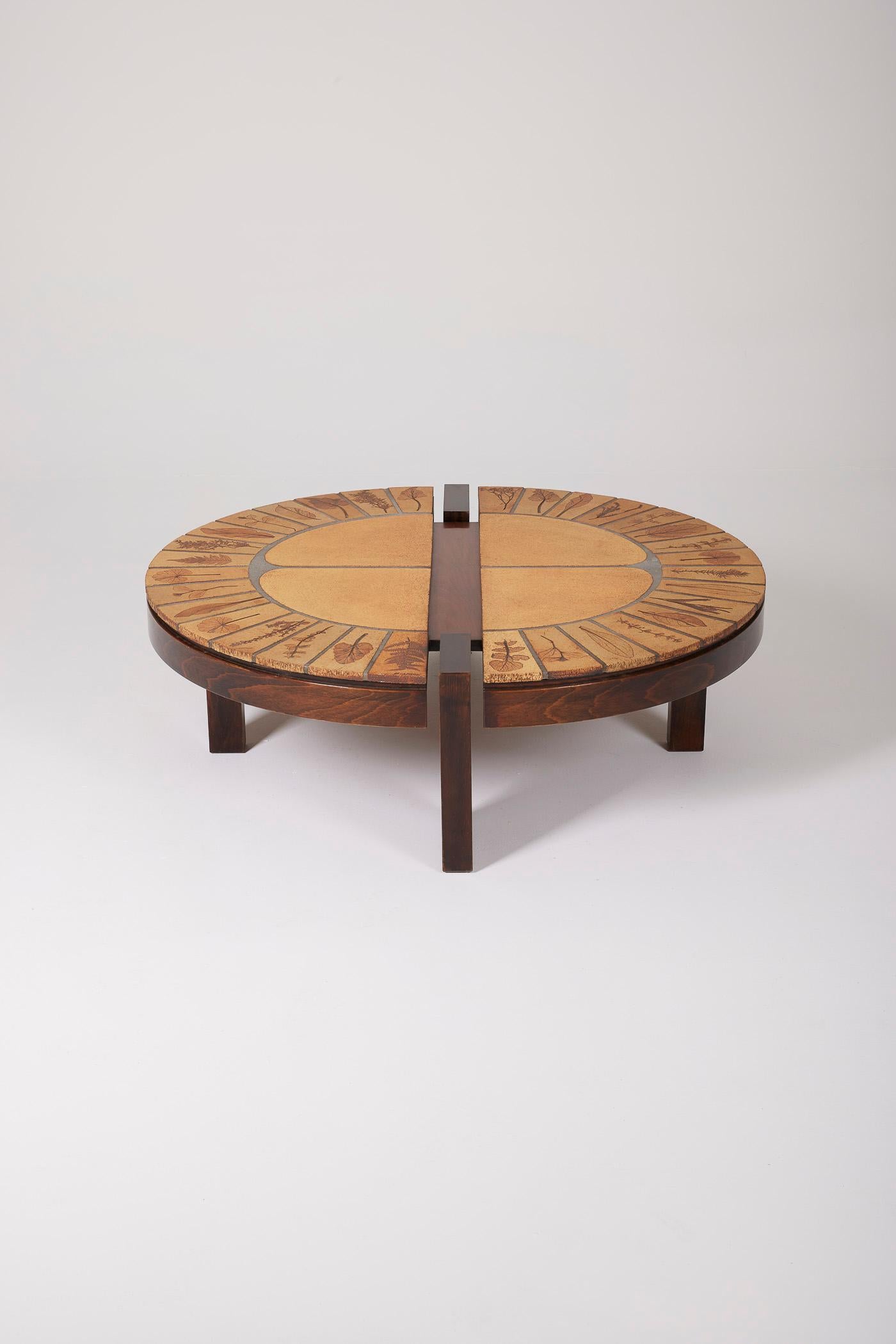 Table basse Roger Capron Bon état à PARIS, FR