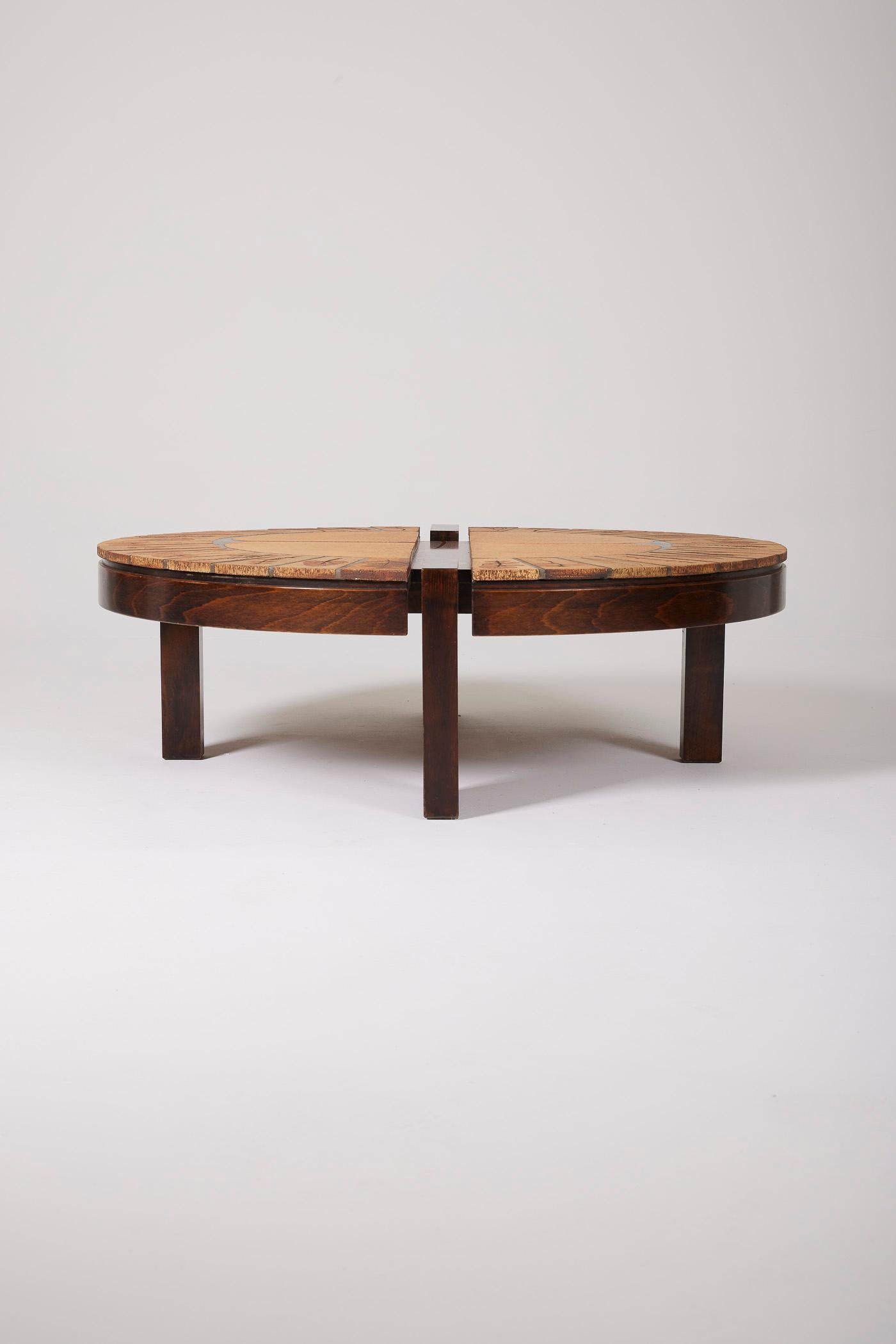 Milieu du XXe siècle Table basse Roger Capron