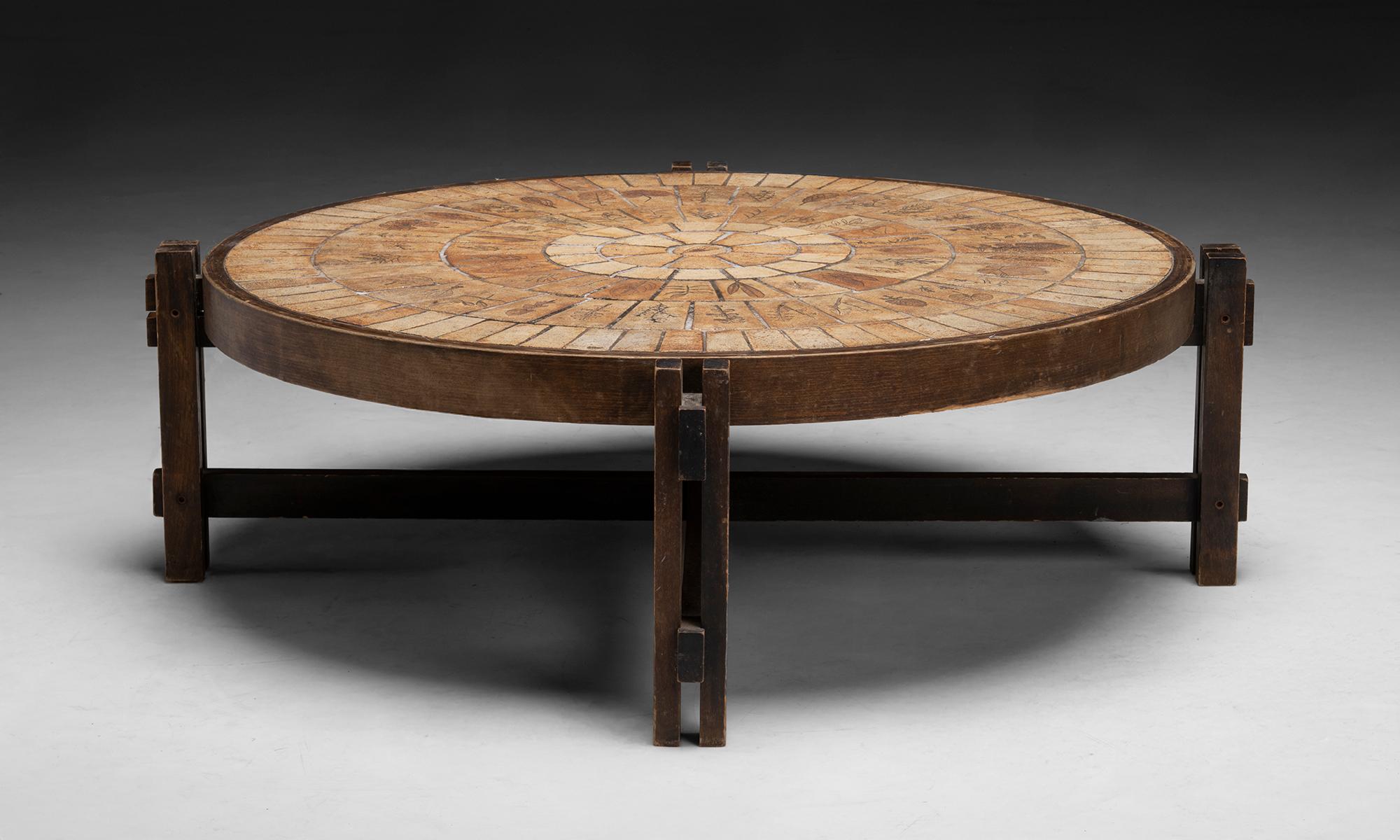 Ceramica Tavolino Roger Capron, Francia, circa 1960 in vendita