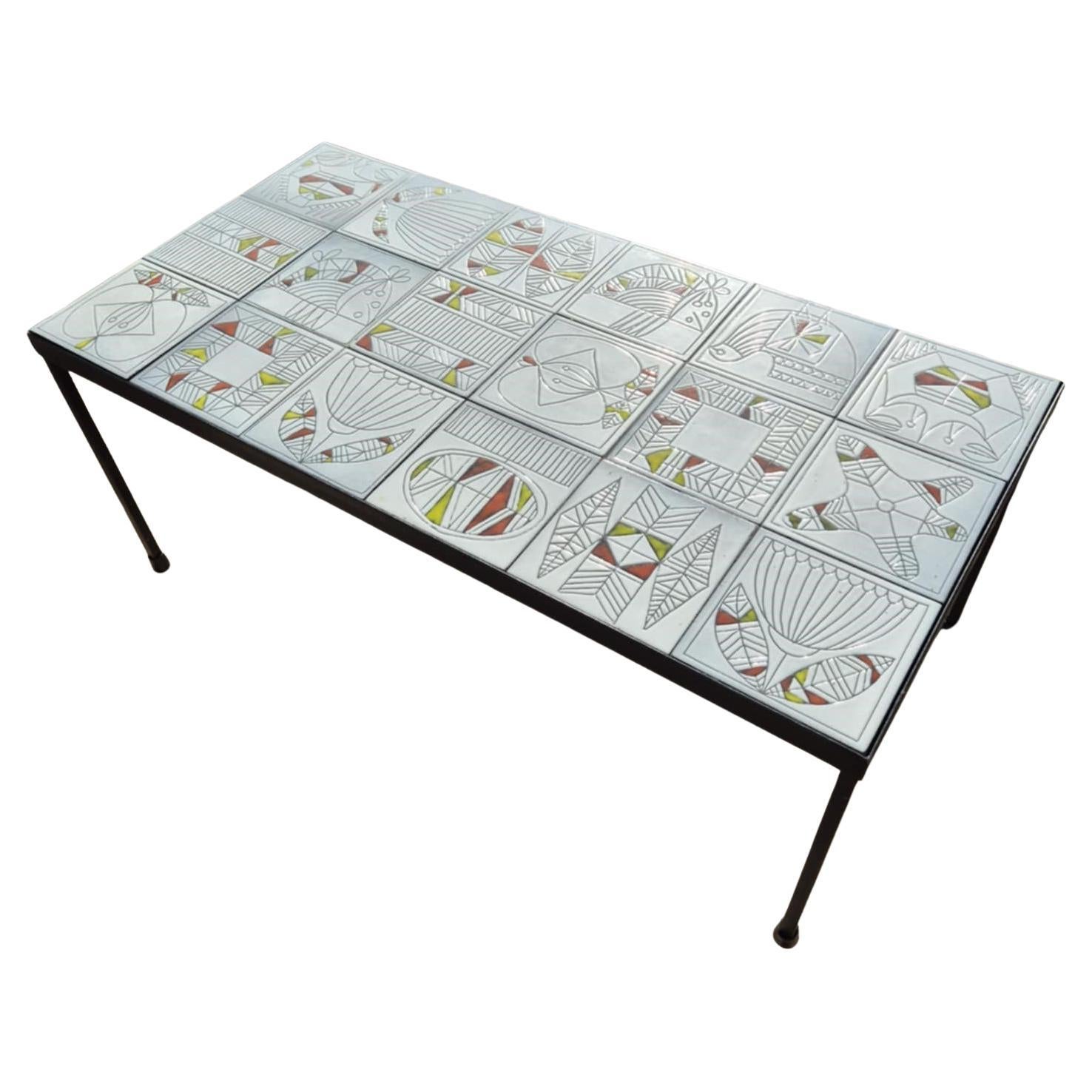 Roger Capron Coffee Table From The 1960s en vente