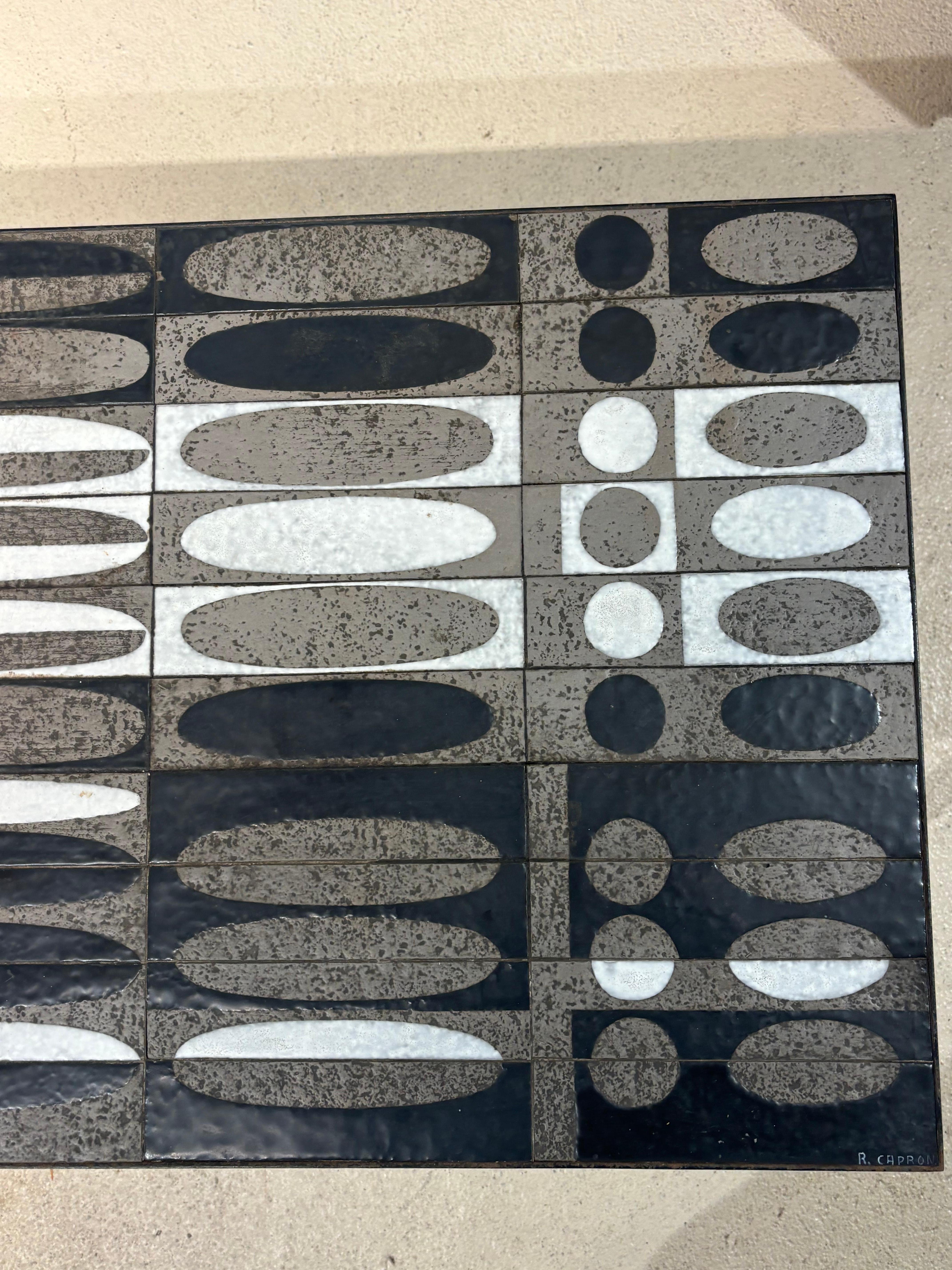 Céramique Roger Capron coffee table : «grain de café » en vente