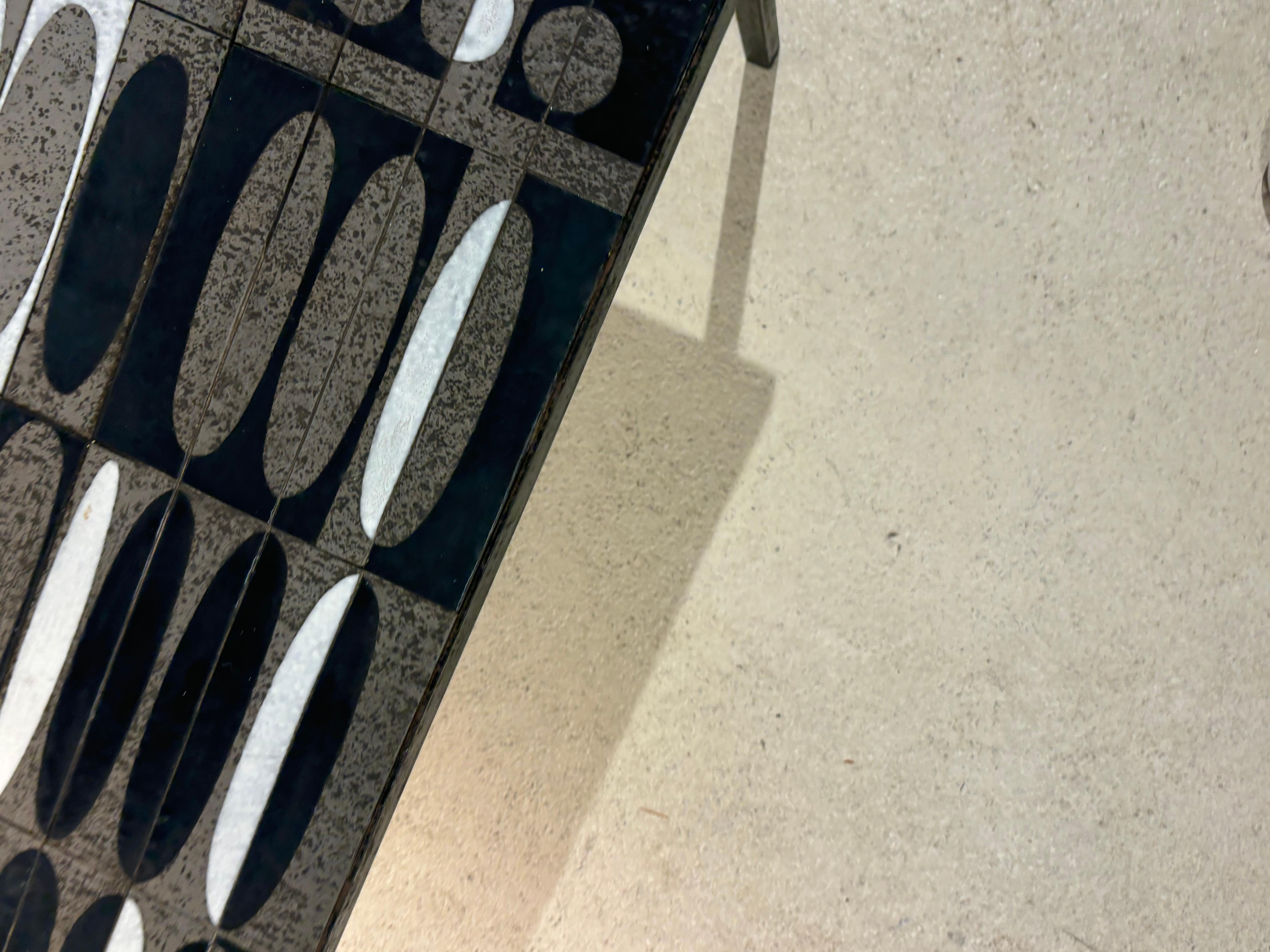 Roger Capron coffee table : «grain de café » en vente 1