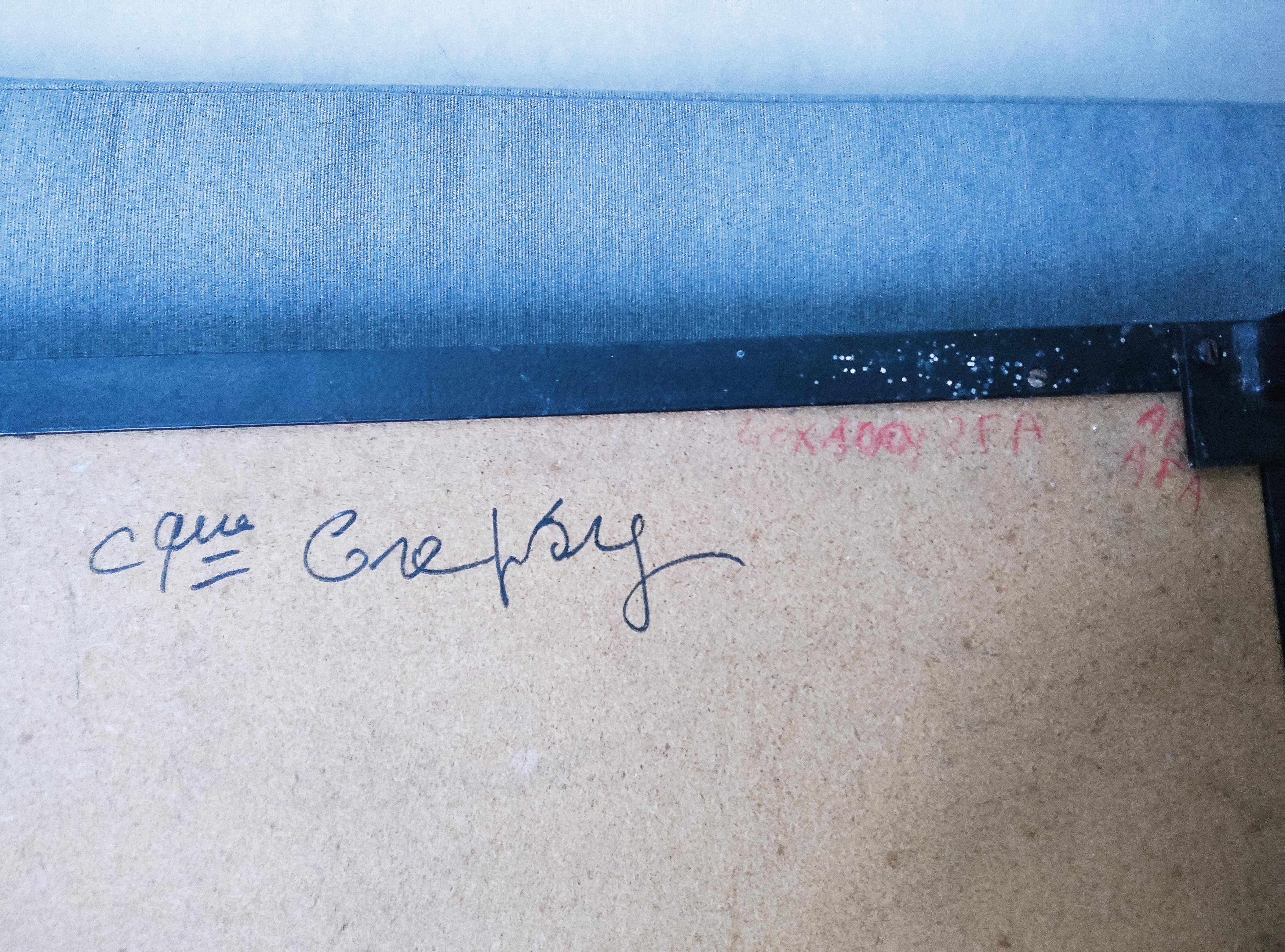 Roger Capron
Seltene Sonne Couchtisch
Keramik und Metall
1975
Aus erster Hand!
Unterschrift und Hinweis auf die Bestellung unter dem Schild 
Einige kleine Fehlstellen im Zement 
Sehr guter Zustand
L 101 x L 41 x H 39 cm
15500 Euro