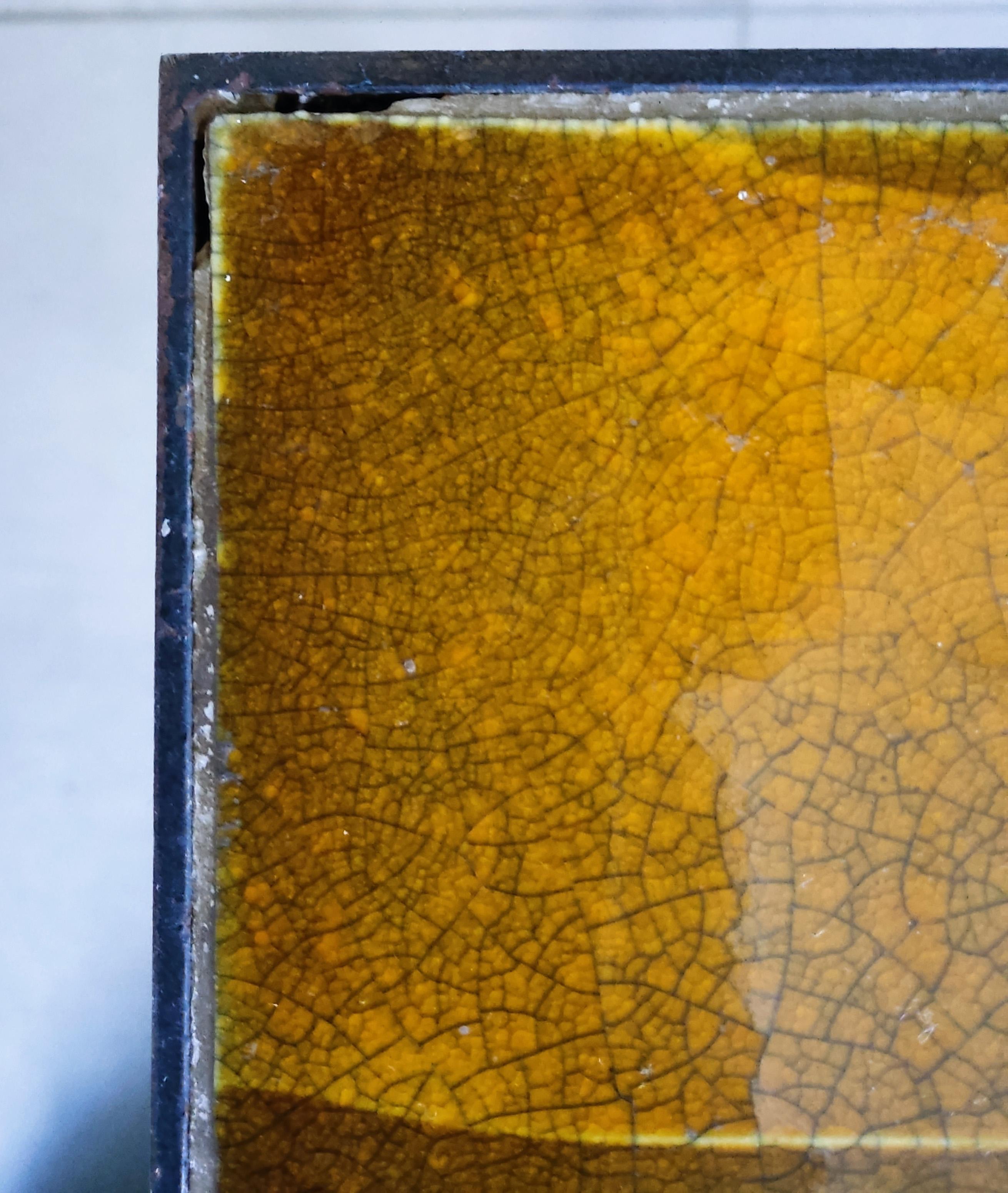 Roger Capron, Couchtisch, „SUN“, um 1975 im Zustand „Gut“ im Angebot in Saint ouen, FR