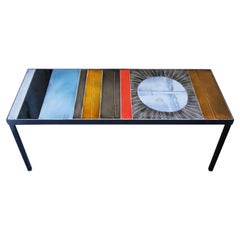 Roger Capron, Mesa de centro, "SUN", Circa 1975
