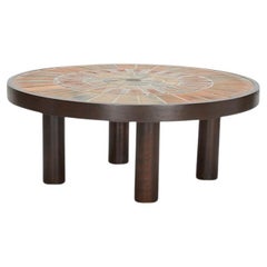 Roger Capron Coffee Table w/ Ceramic Top