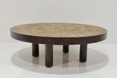 Roger Capron Coffee Table with Ceramic Tile Top