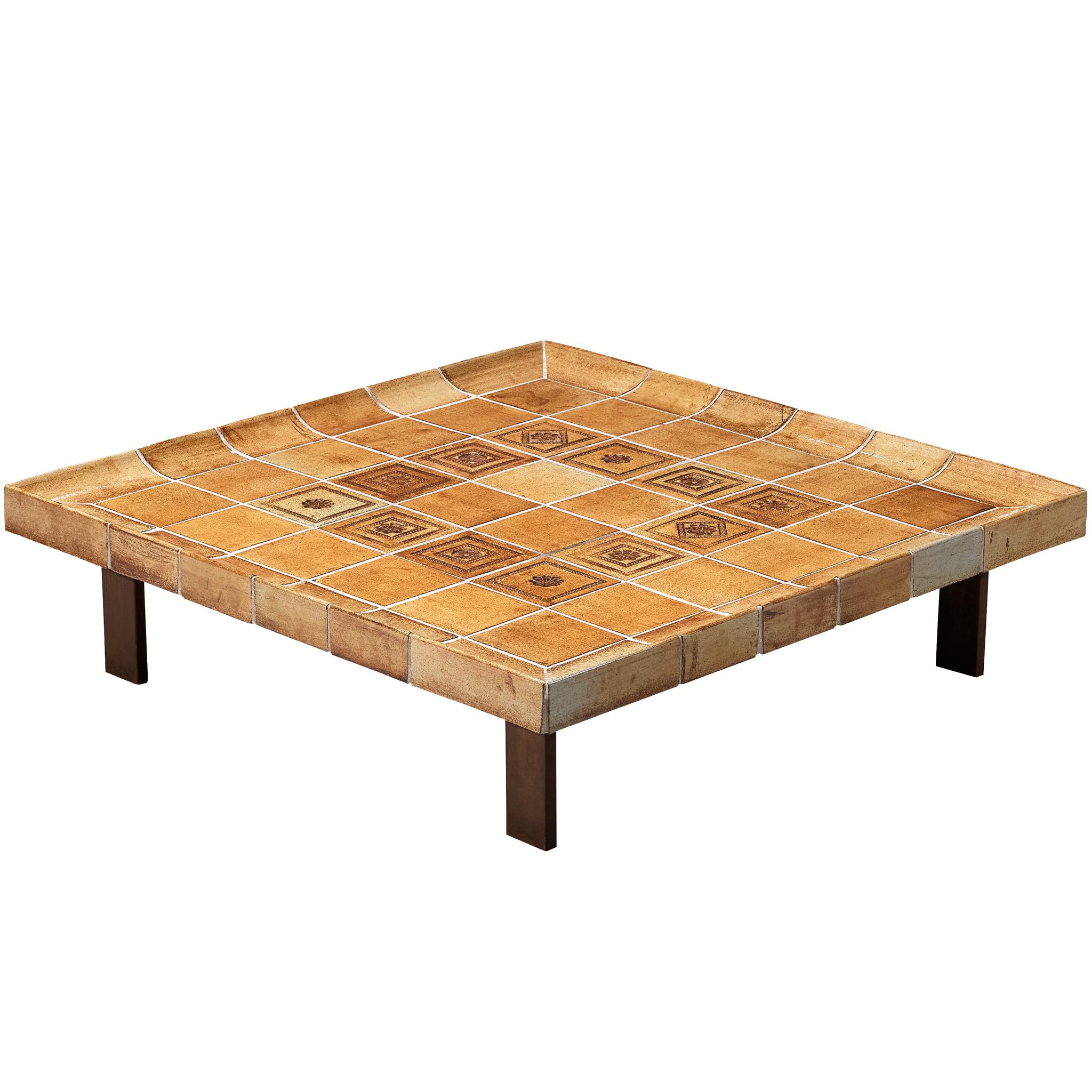 Roger Capron 'Cuvette' Ceramic Coffee Table