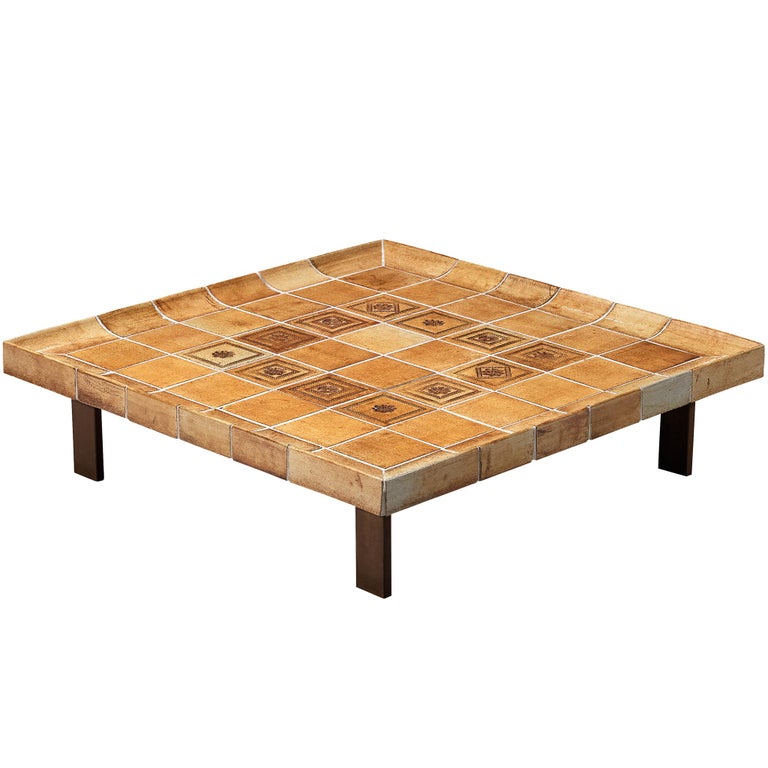 Roger Capron 'Cuvette' Ceramic Coffee Table
