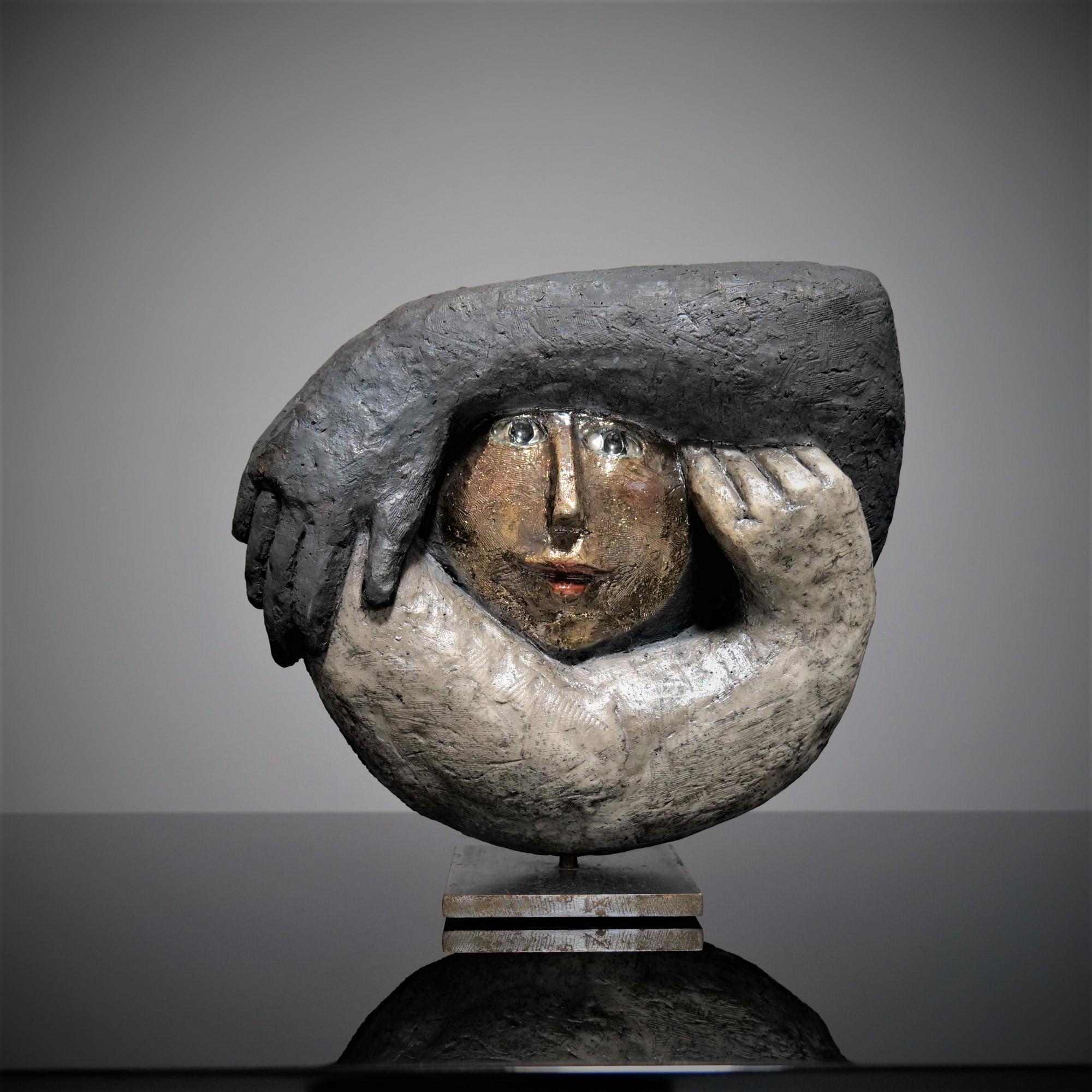 Modern Roger Capron, Double-sided ceramic “Kokon”, 2002