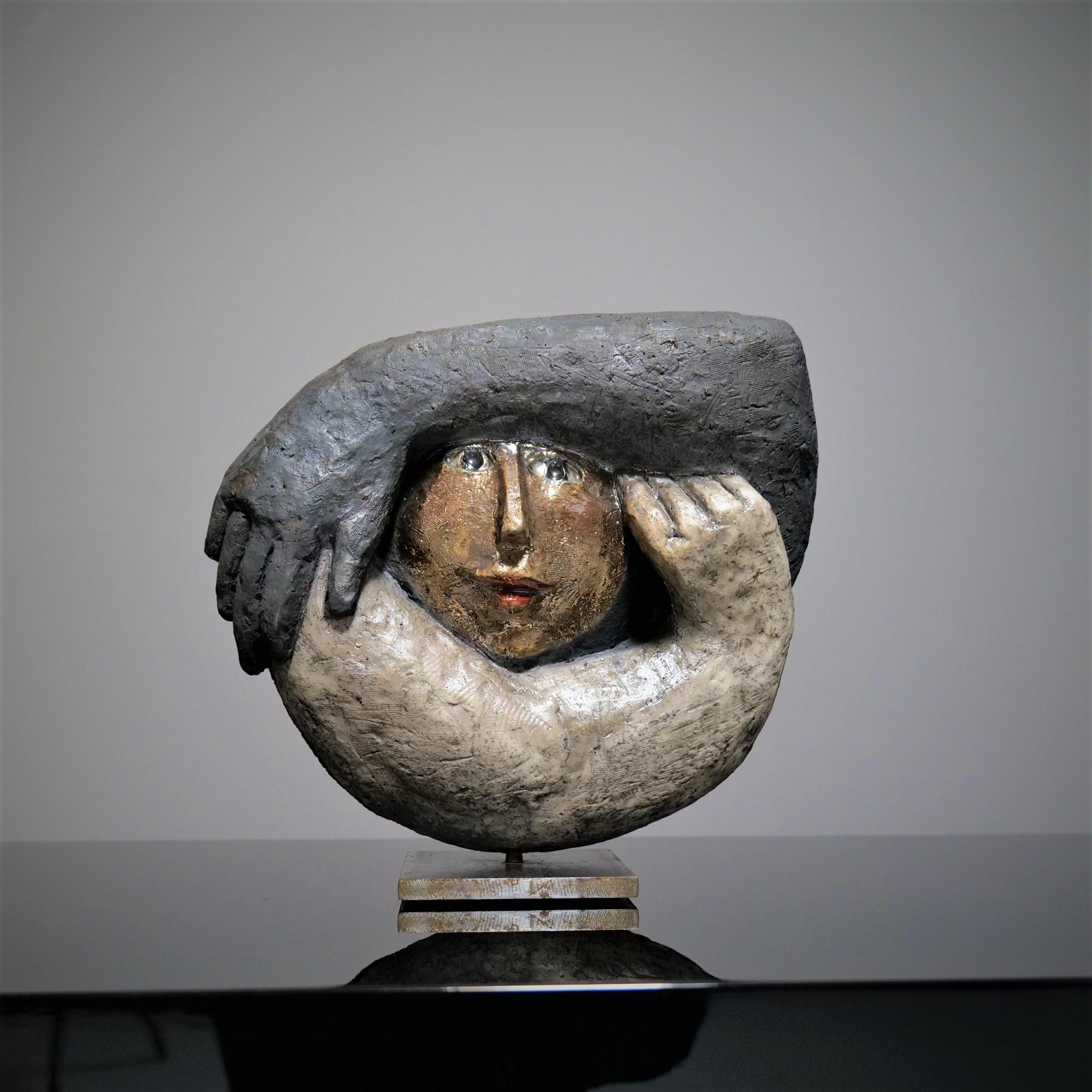 Ceramic Roger Capron, Double-sided ceramic “Kokon”, 2002