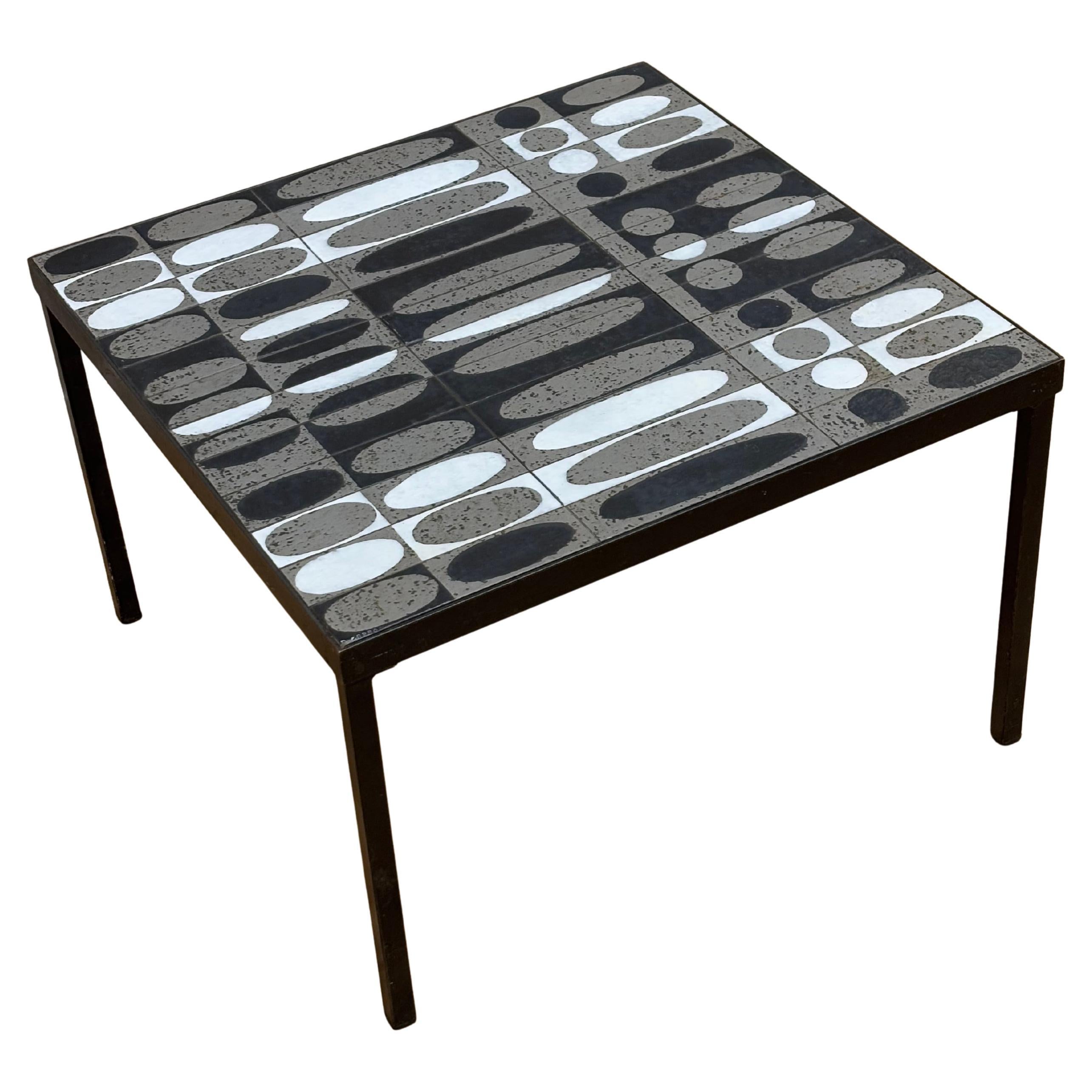 Roger Capron - Table basse Grain de café