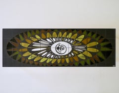 Roger Capron, Exceptional Ceramic Tiles Top Table, France, 1967