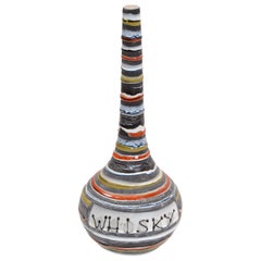 Vintage Roger Capron France Mid-Century Modern Handcrafted Pottery Bud Vase, Vessel